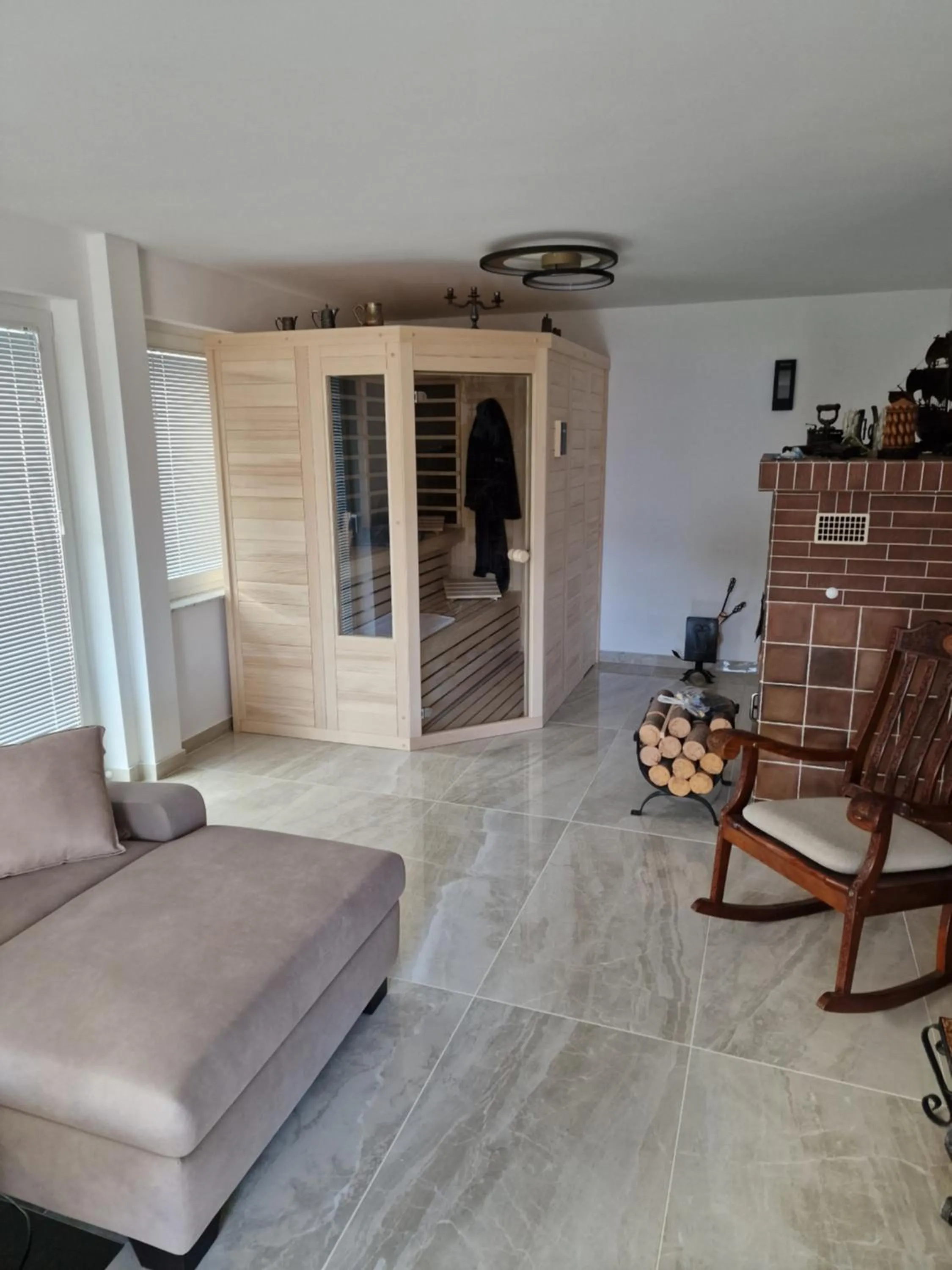 Sauna in Apartments Boldin