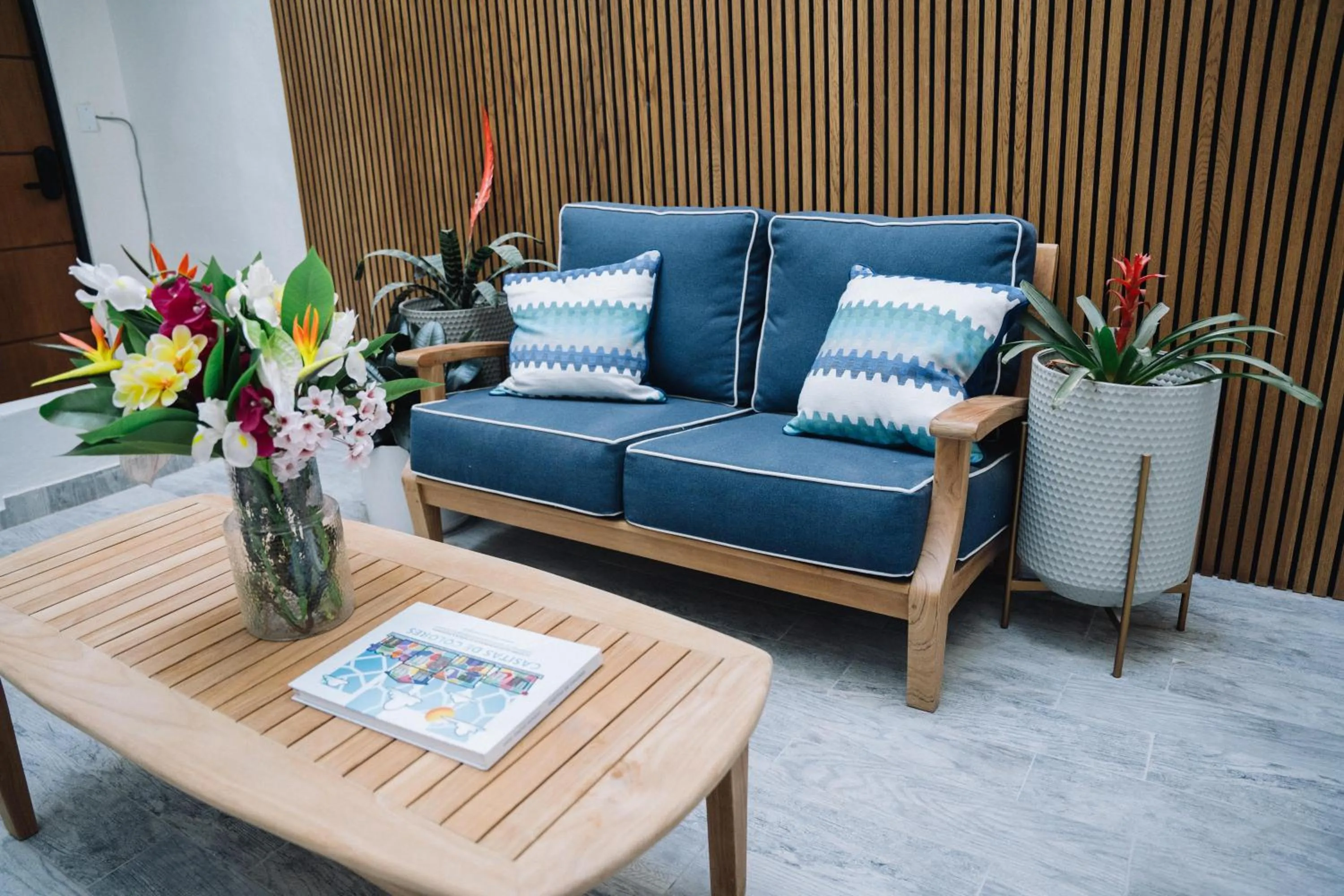 Seating area in The Looking Glass Hotel