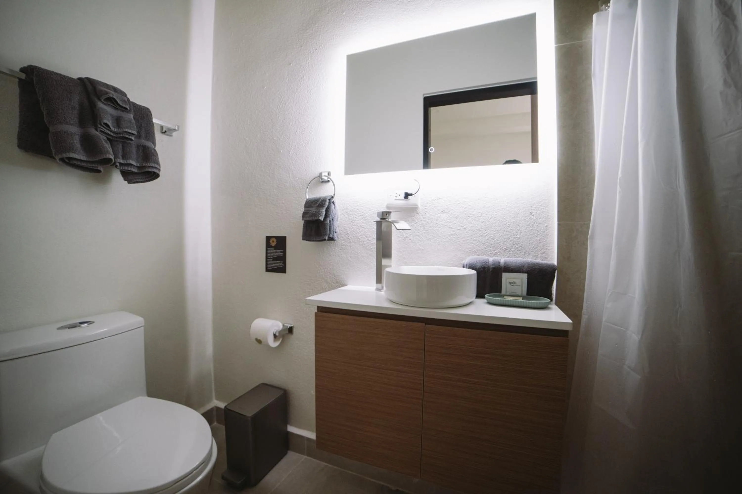 Toilet in The Looking Glass Hotel