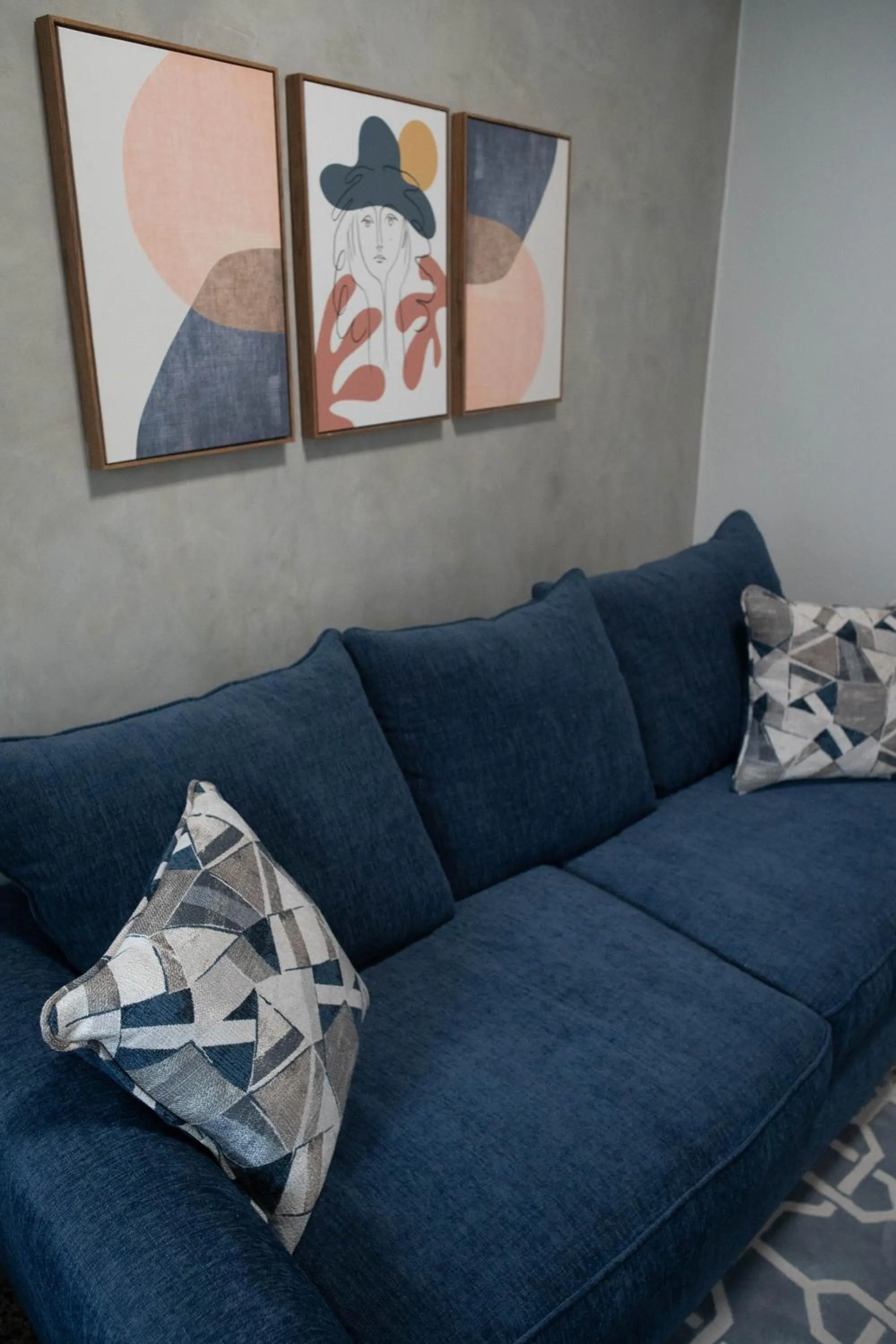 Living room in The Looking Glass Hotel