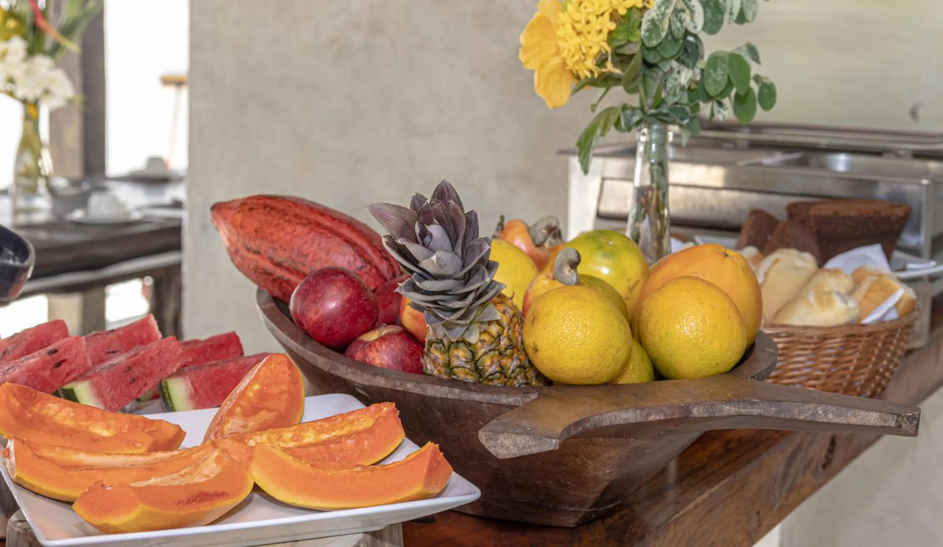 Breakfast in Pousada Recanto dos Pássaros - Arraial d'Ajuda