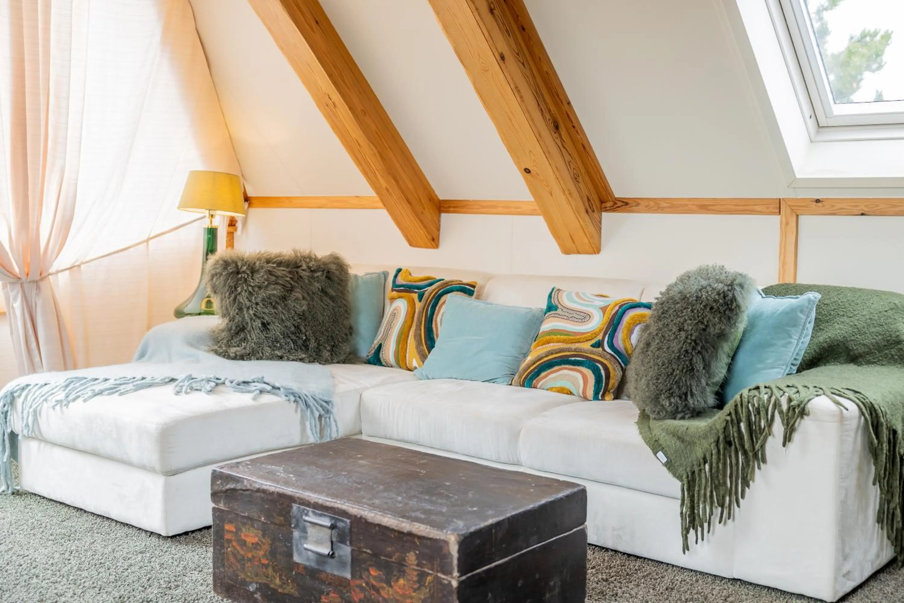 Living room in Hotel De Walvisvaarder