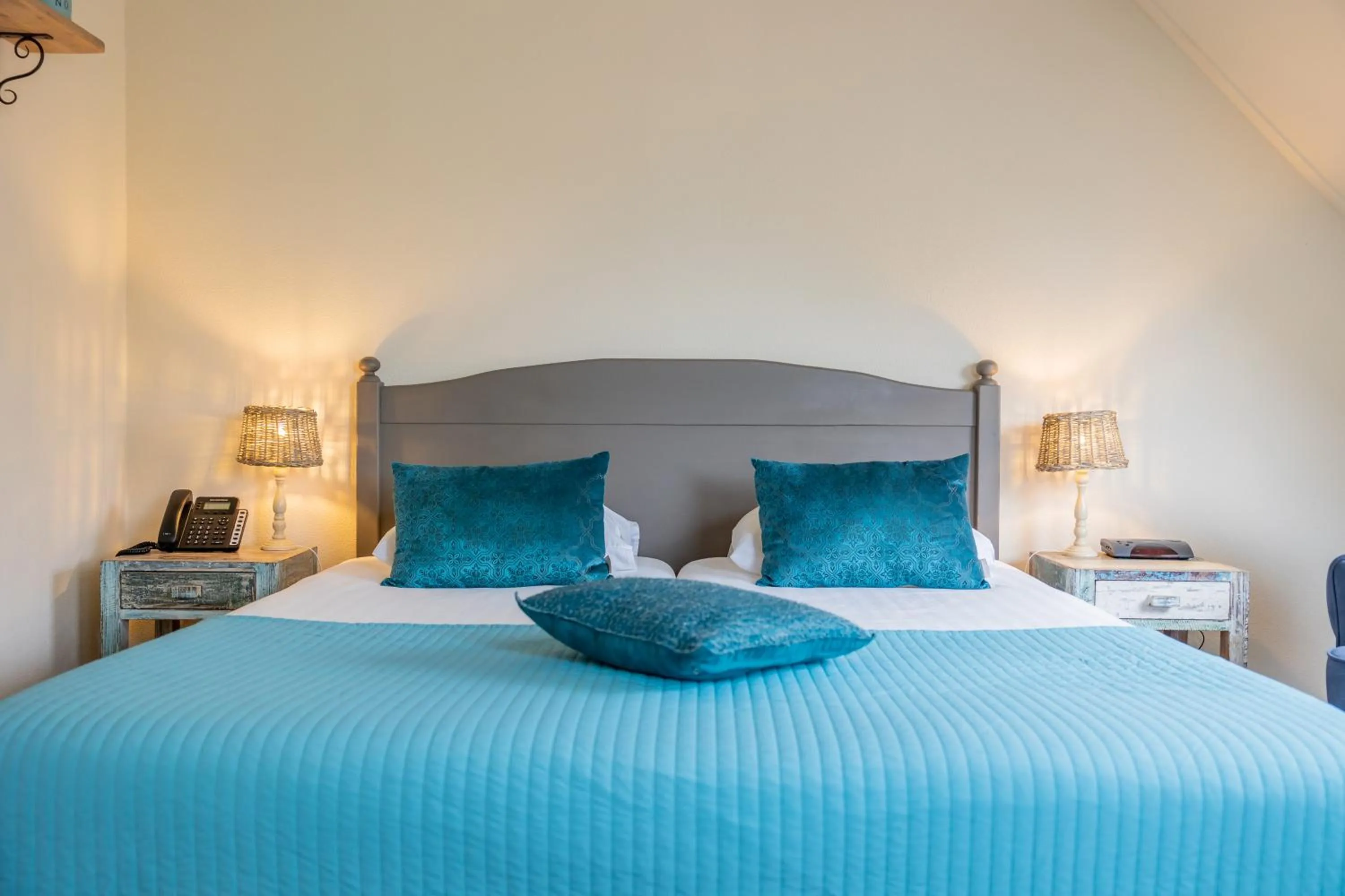 Bed in Hotel De Walvisvaarder