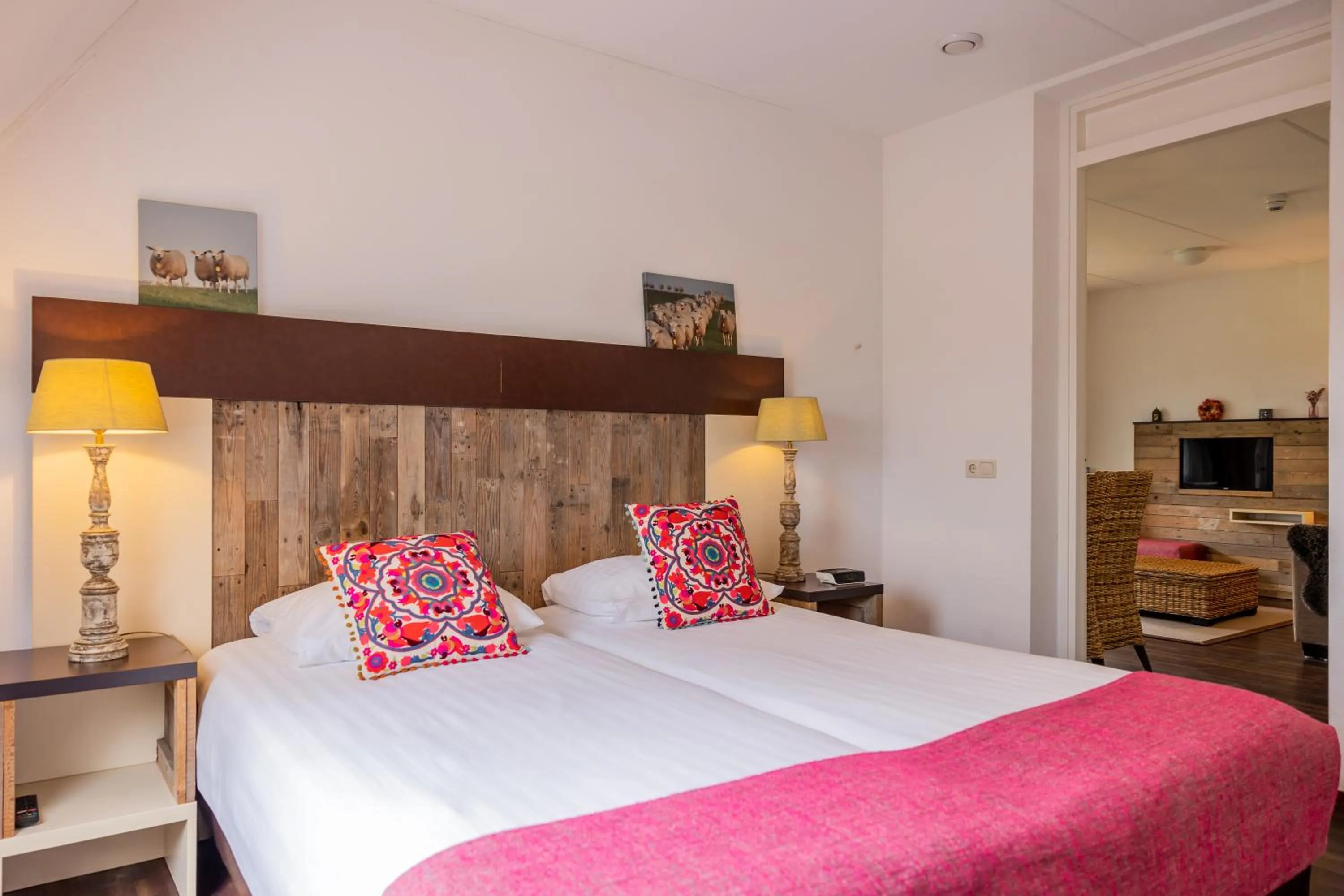 Bedroom, Bed in Hotel De Walvisvaarder