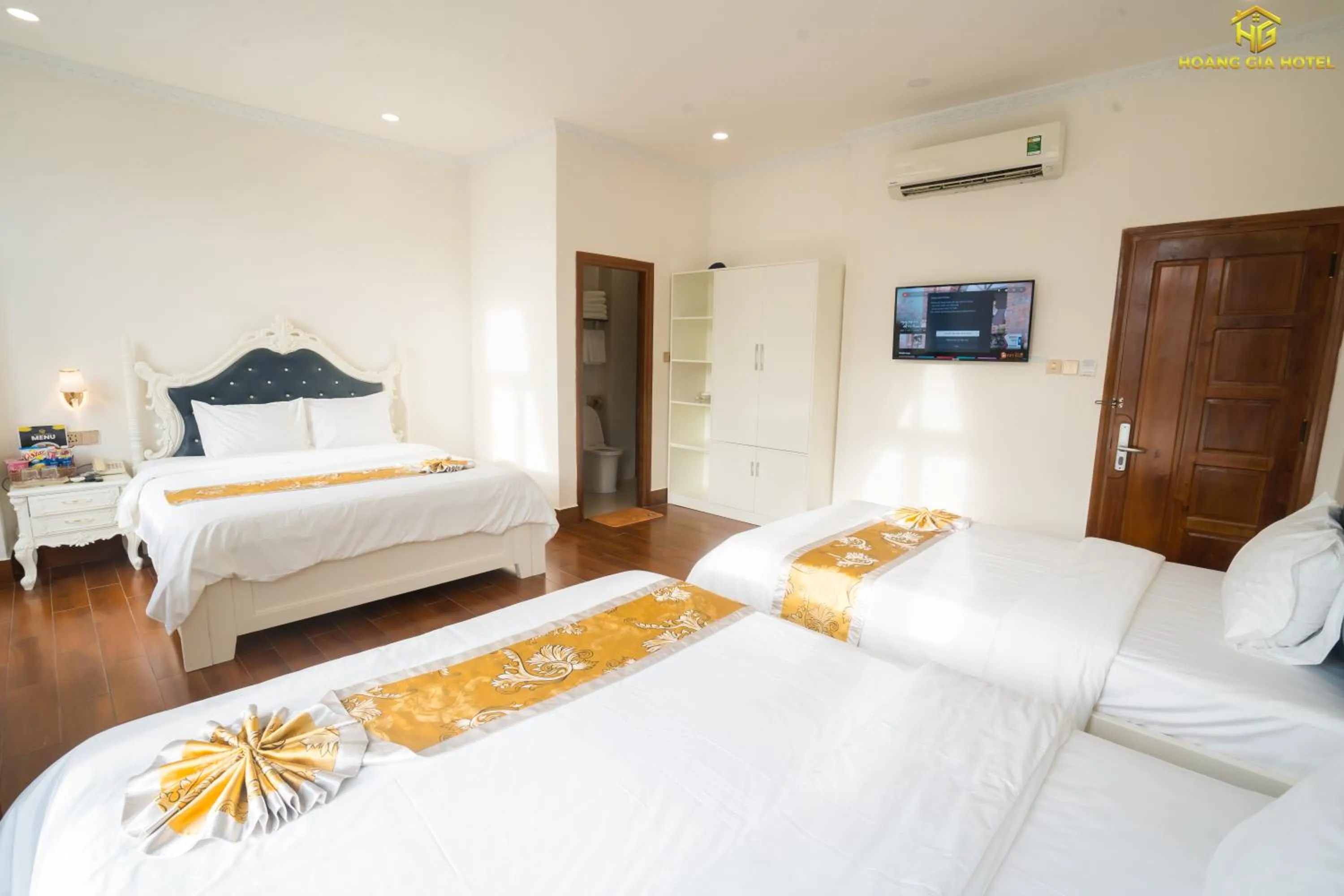 Bed in Hoàng Gia Hotel Tuy Hoà