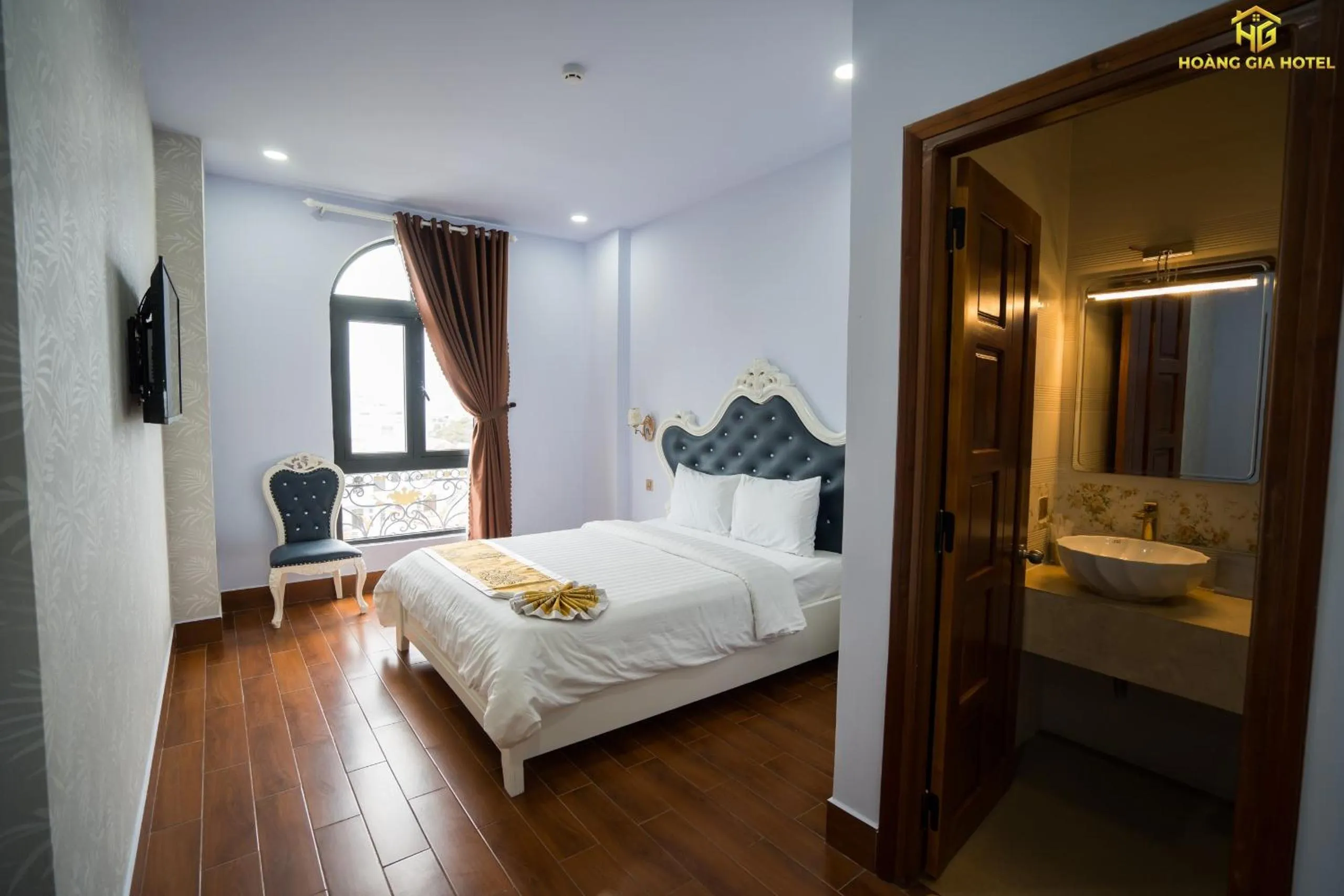 Bed in Hoàng Gia Hotel Tuy Hoà