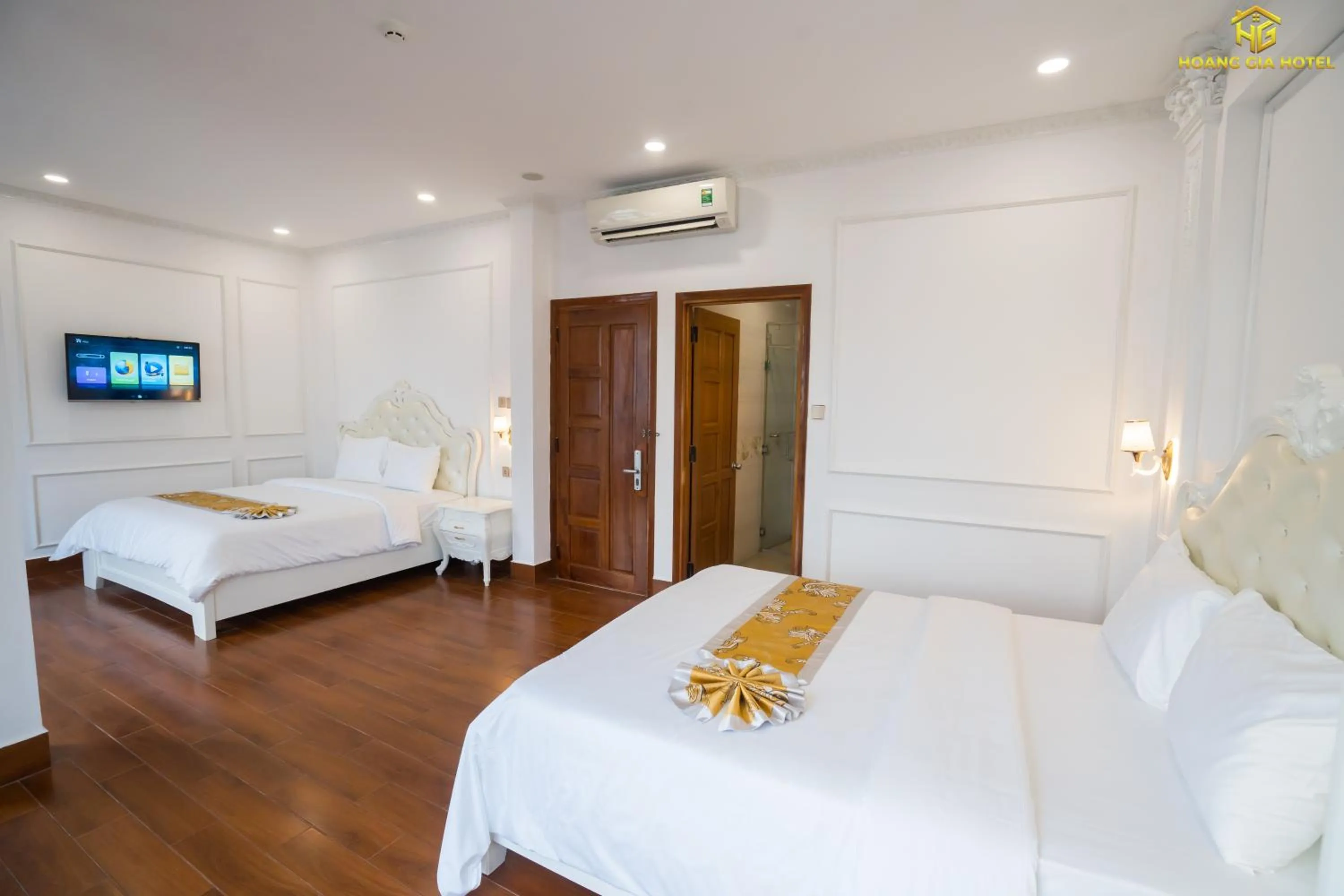 Bed in Hoàng Gia Hotel Tuy Hoà