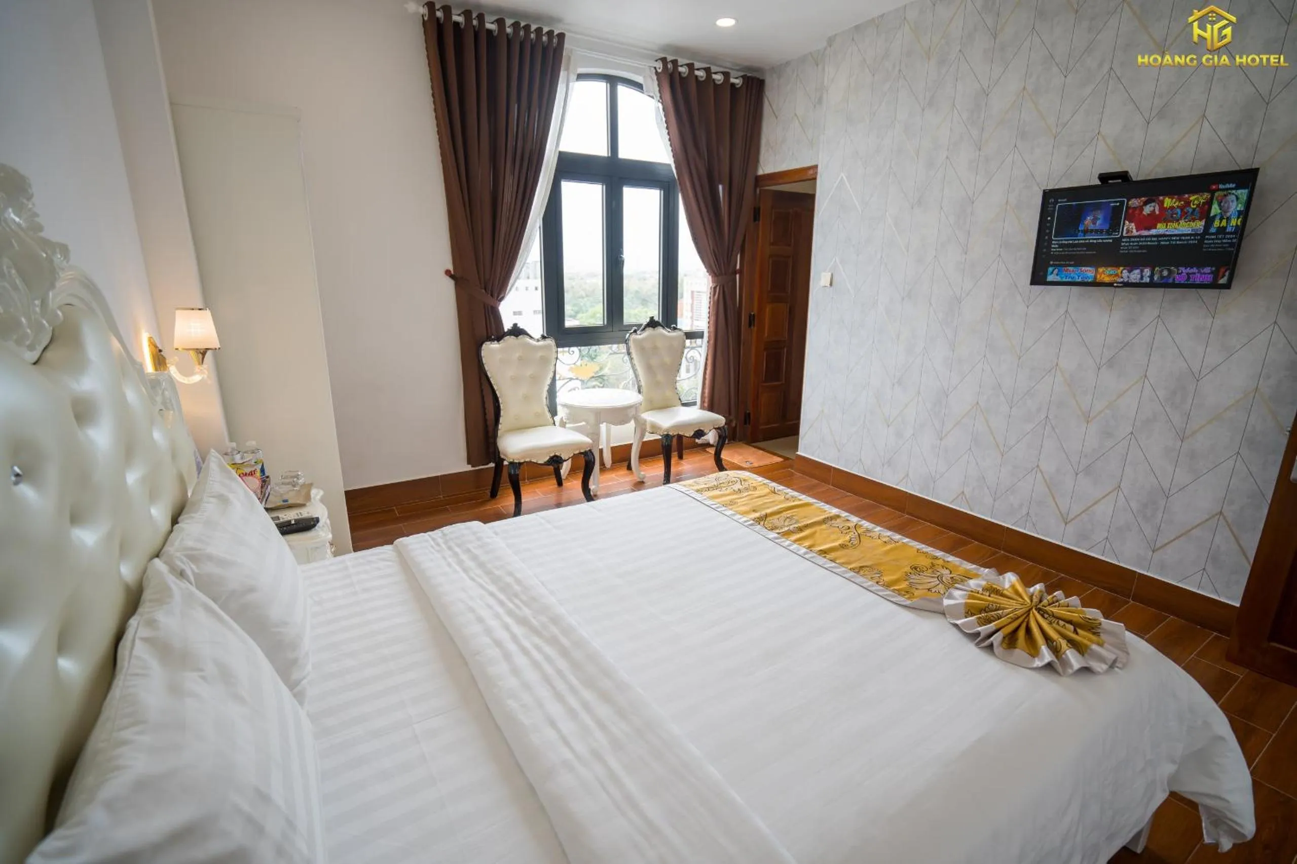 Bed in Hoàng Gia Hotel Tuy Hoà