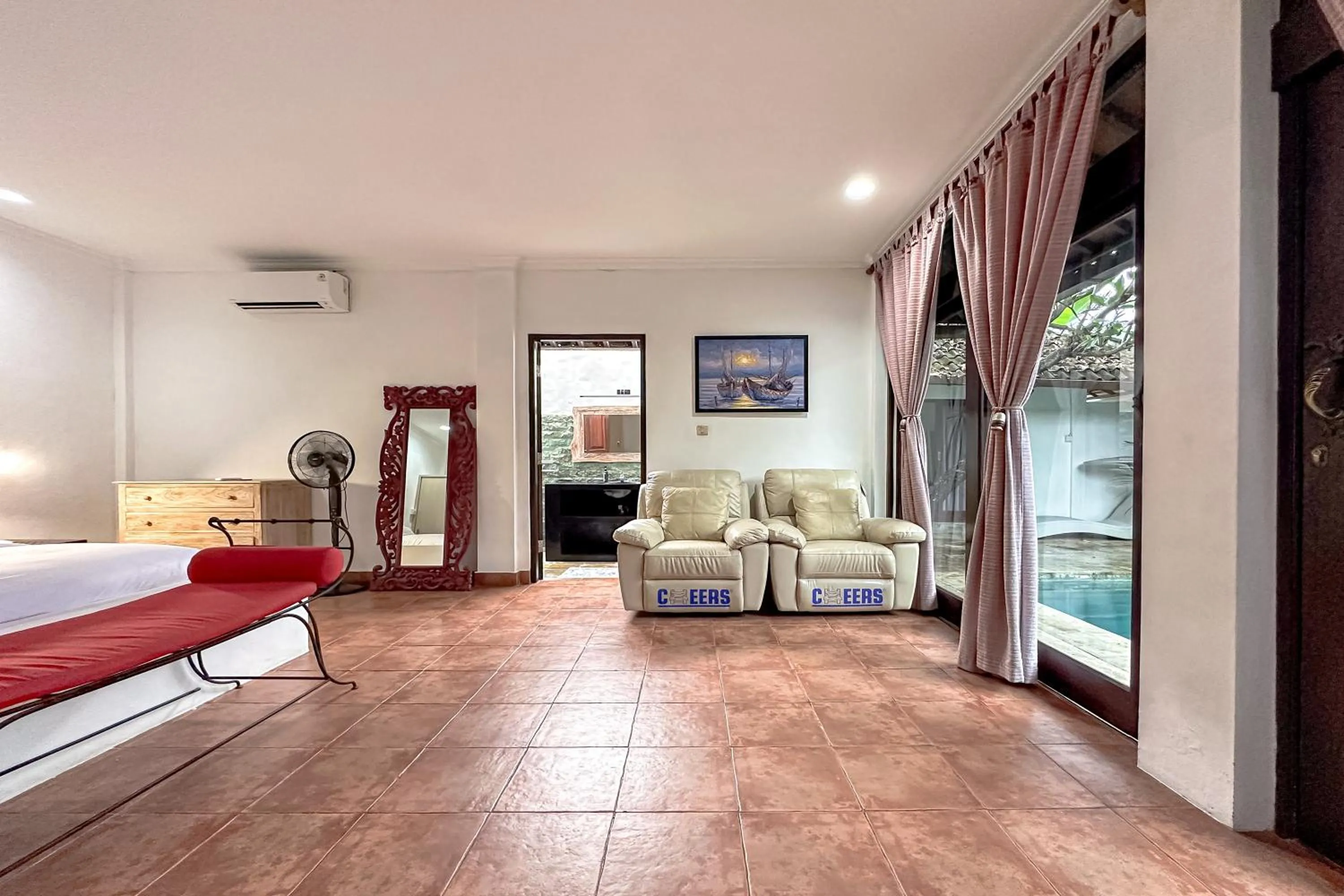 Bedroom, Bed in Villa Rocko