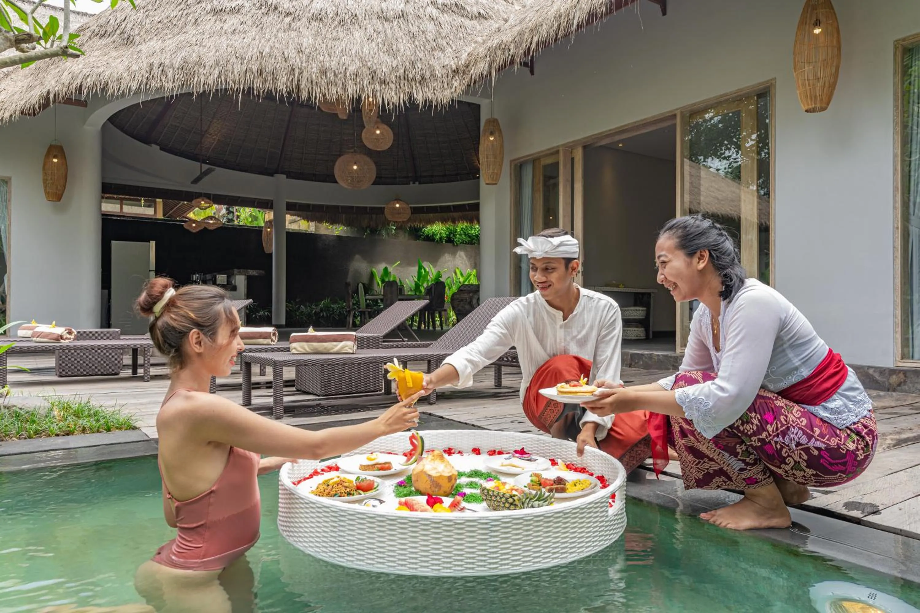 People in Brand new Luxury 3BR villa Ethnic Ubud #3