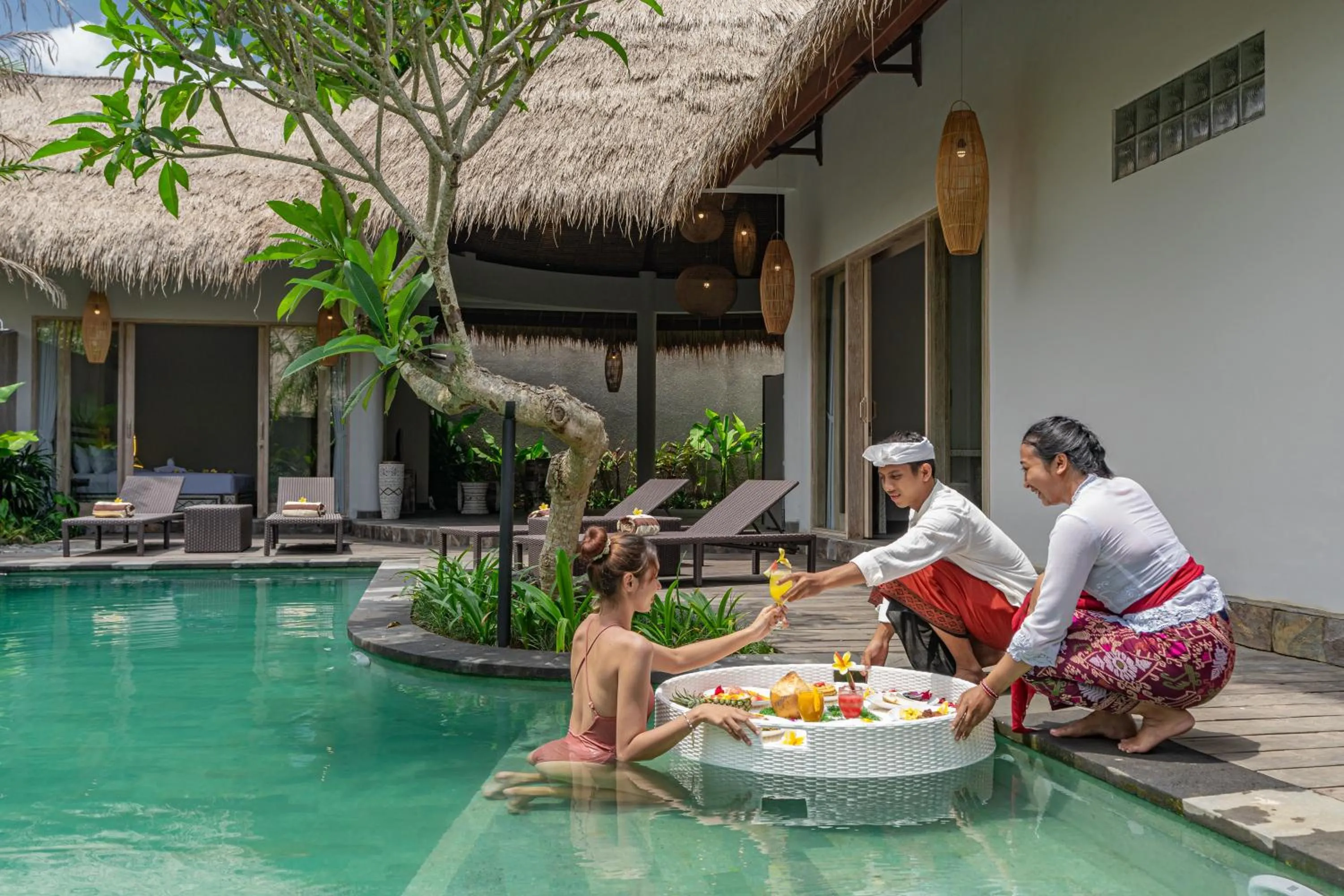 People in Brand new Luxury 3BR villa Ethnic Ubud #3