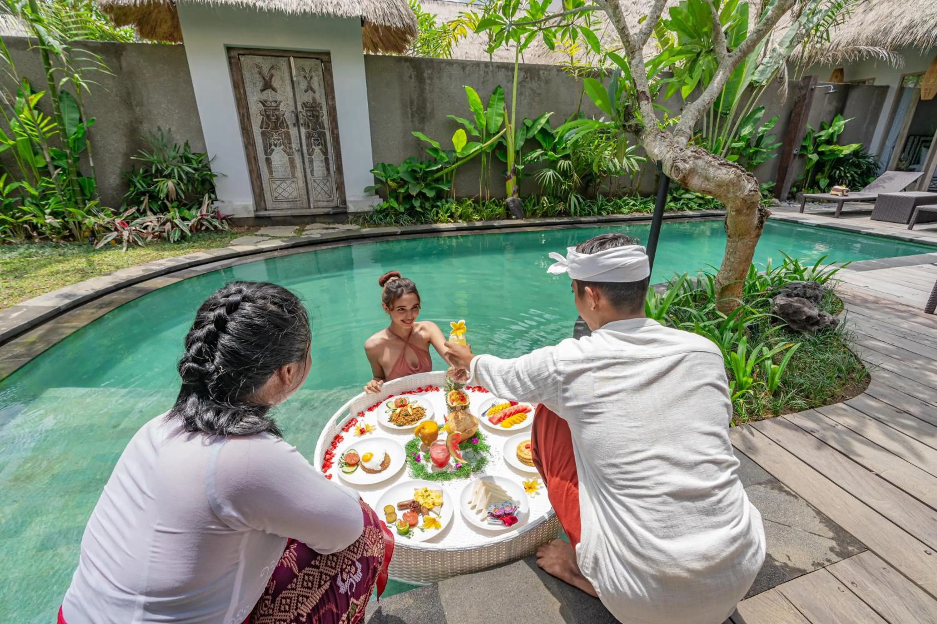 People in Brand new Luxury 3BR villa Ethnic Ubud #3