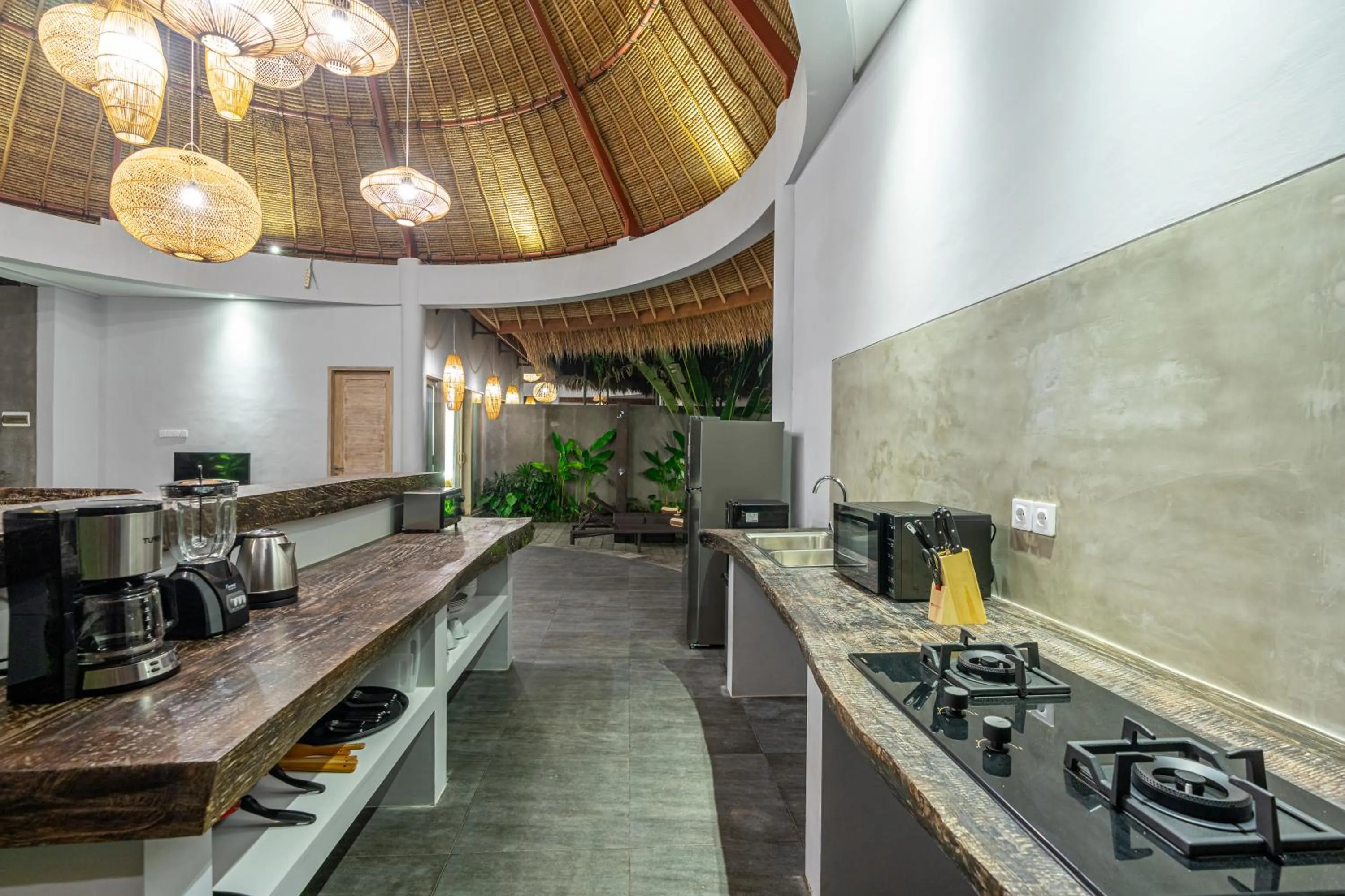 Kitchen or kitchenette in Brand new Luxury 3BR villa Ethnic Ubud #3
