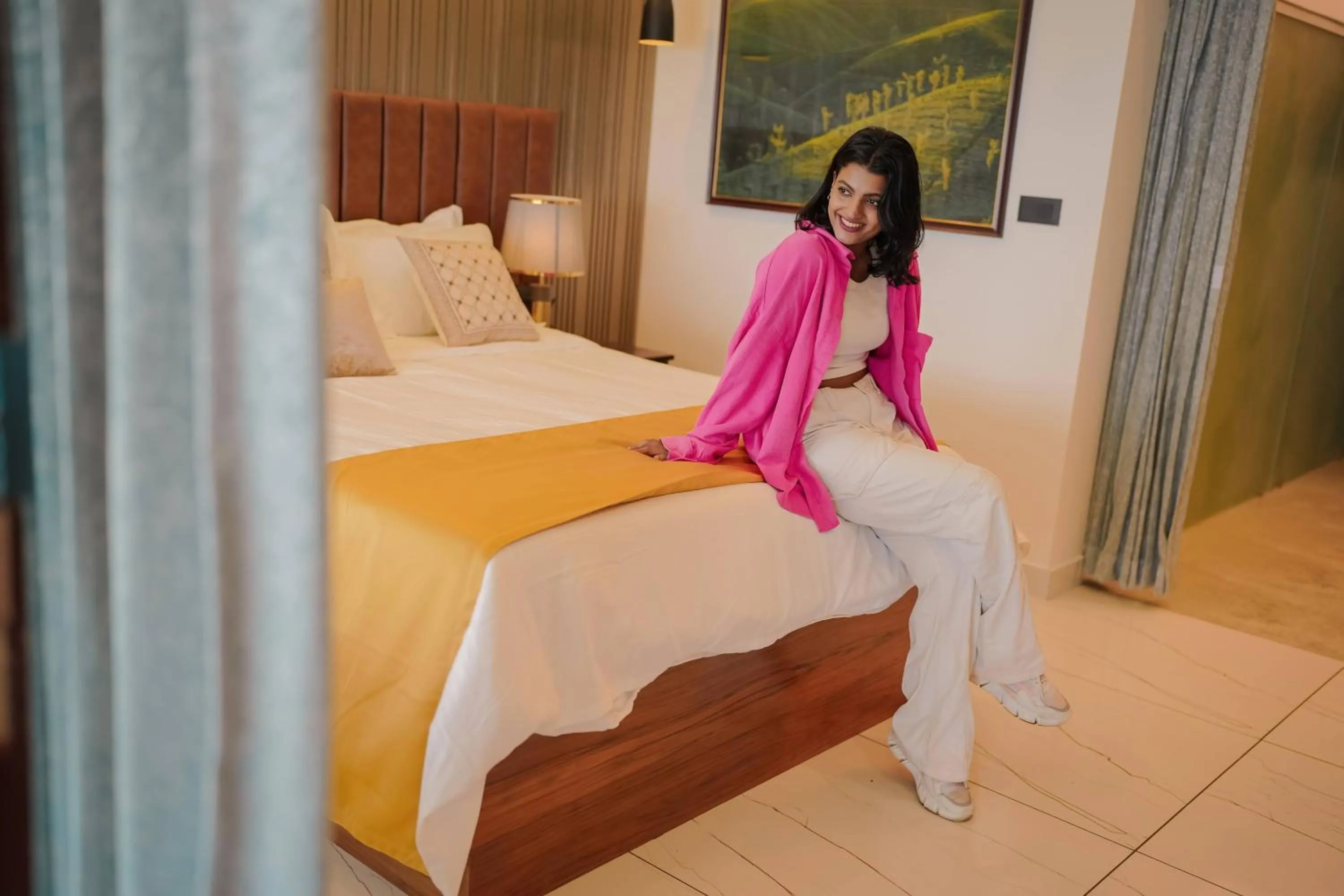 Bed in Misty Wonders