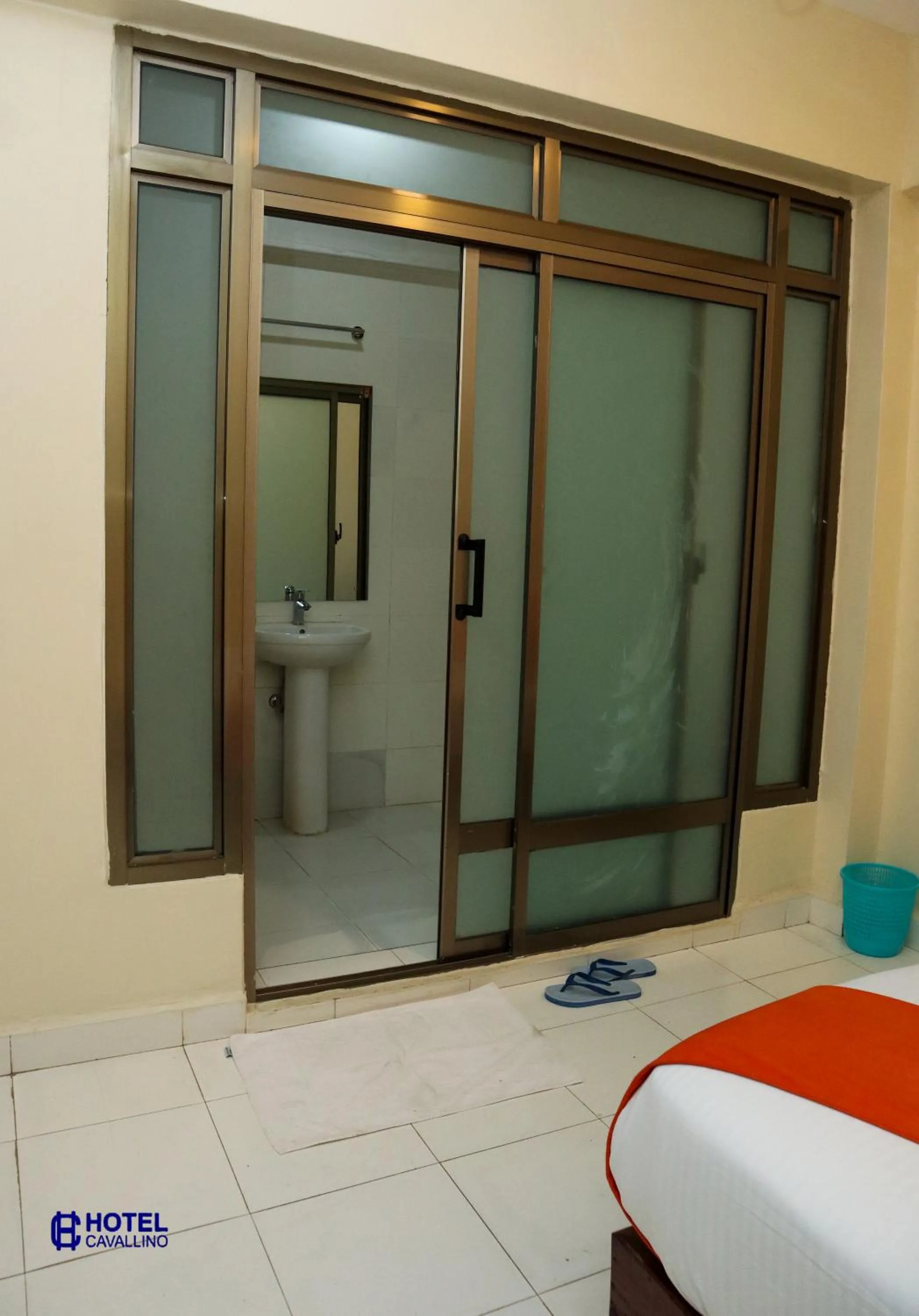 Shower in Hotel Cavallino