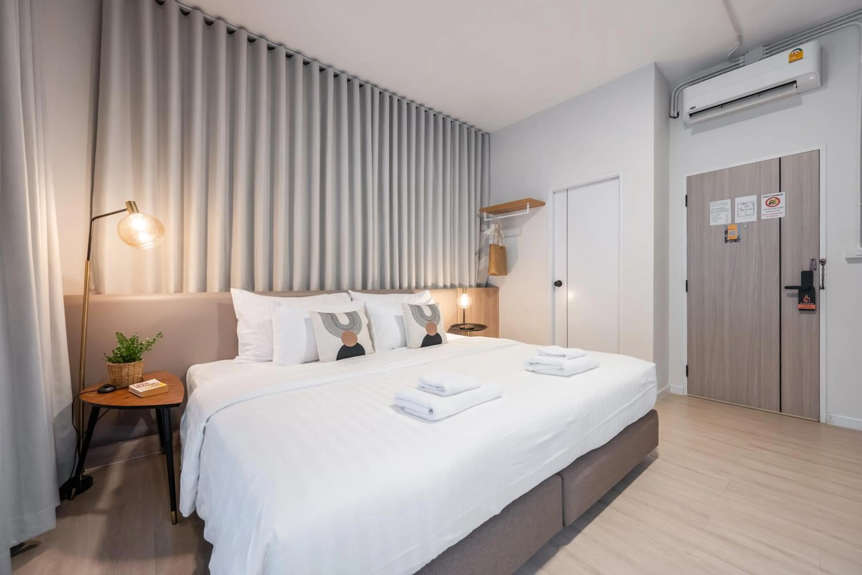 Bed in Unplugged at Bangrak Design Hostel