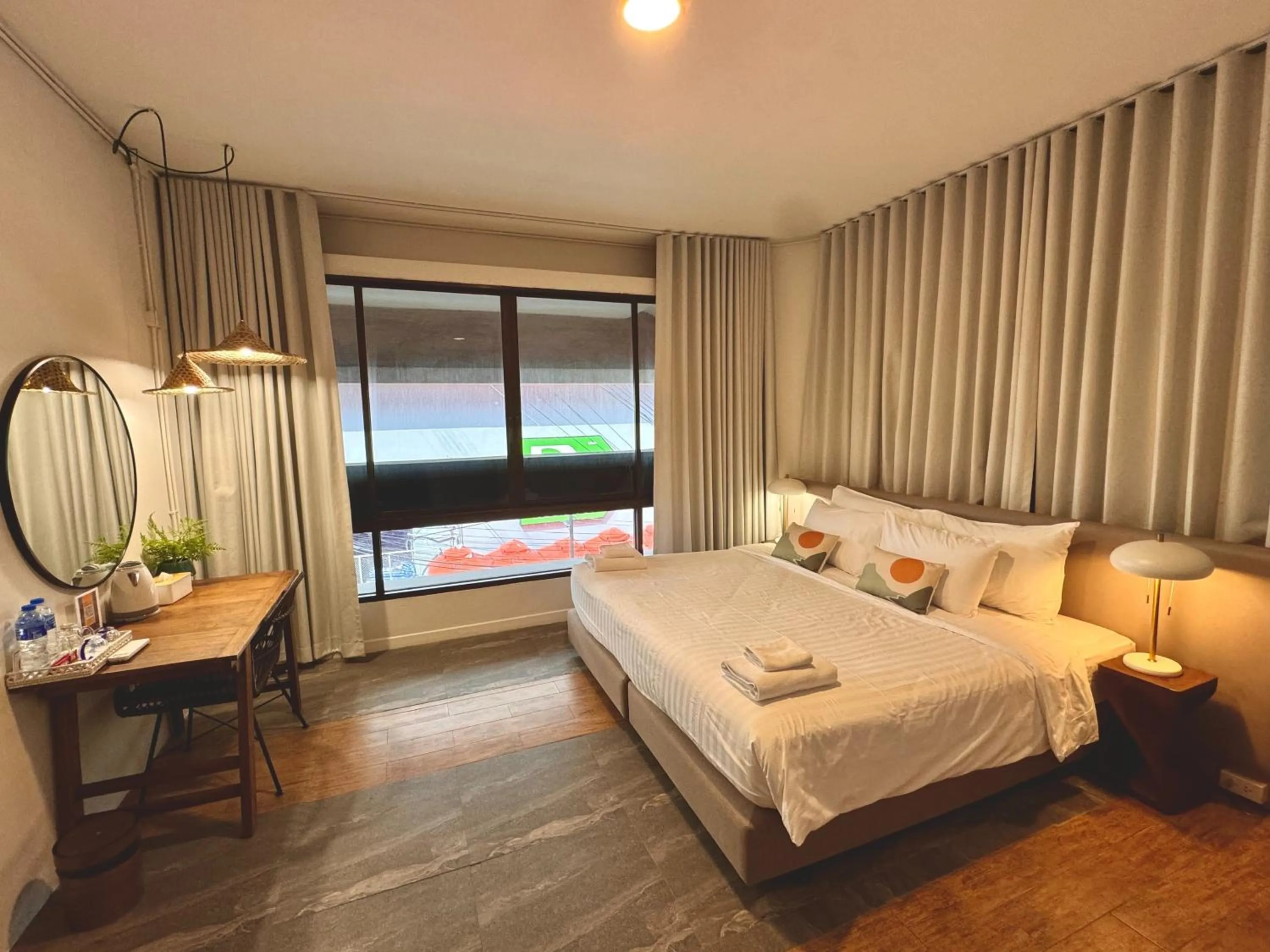 Bed in Unplugged at Bangrak Design Hostel