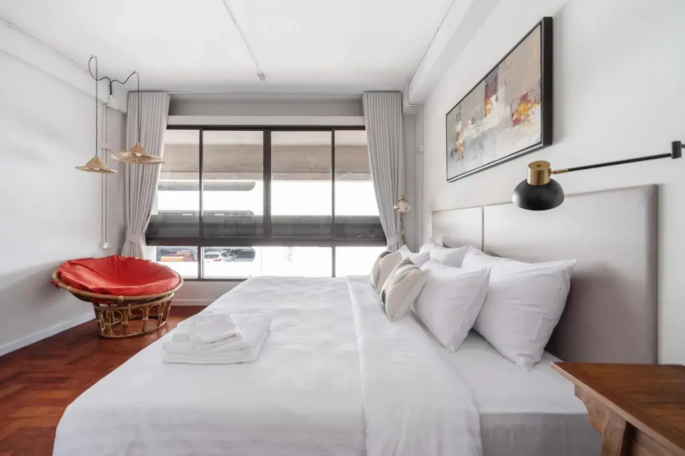 Bed in Unplugged at Bangrak Design Hostel Bed in Unplugged at Bangrak Design Hostel