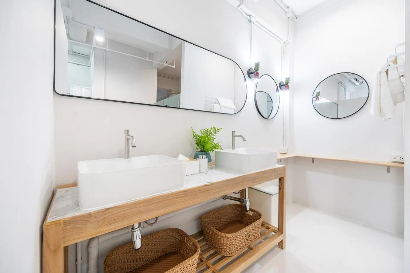 Bathroom in Unplugged at Bangrak Design Hostel