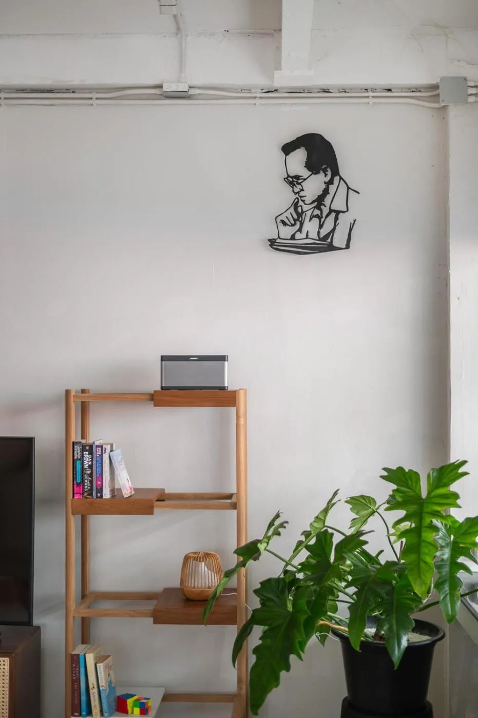 Library in Unplugged at Bangrak Design Hostel