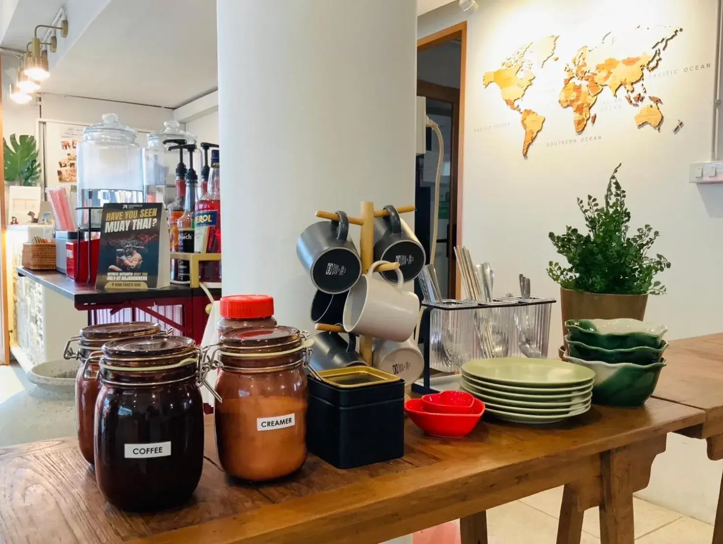 Breakfast in Unplugged at Bangrak Design Hostel Breakfast in Unplugged at Bangrak Design Hostel