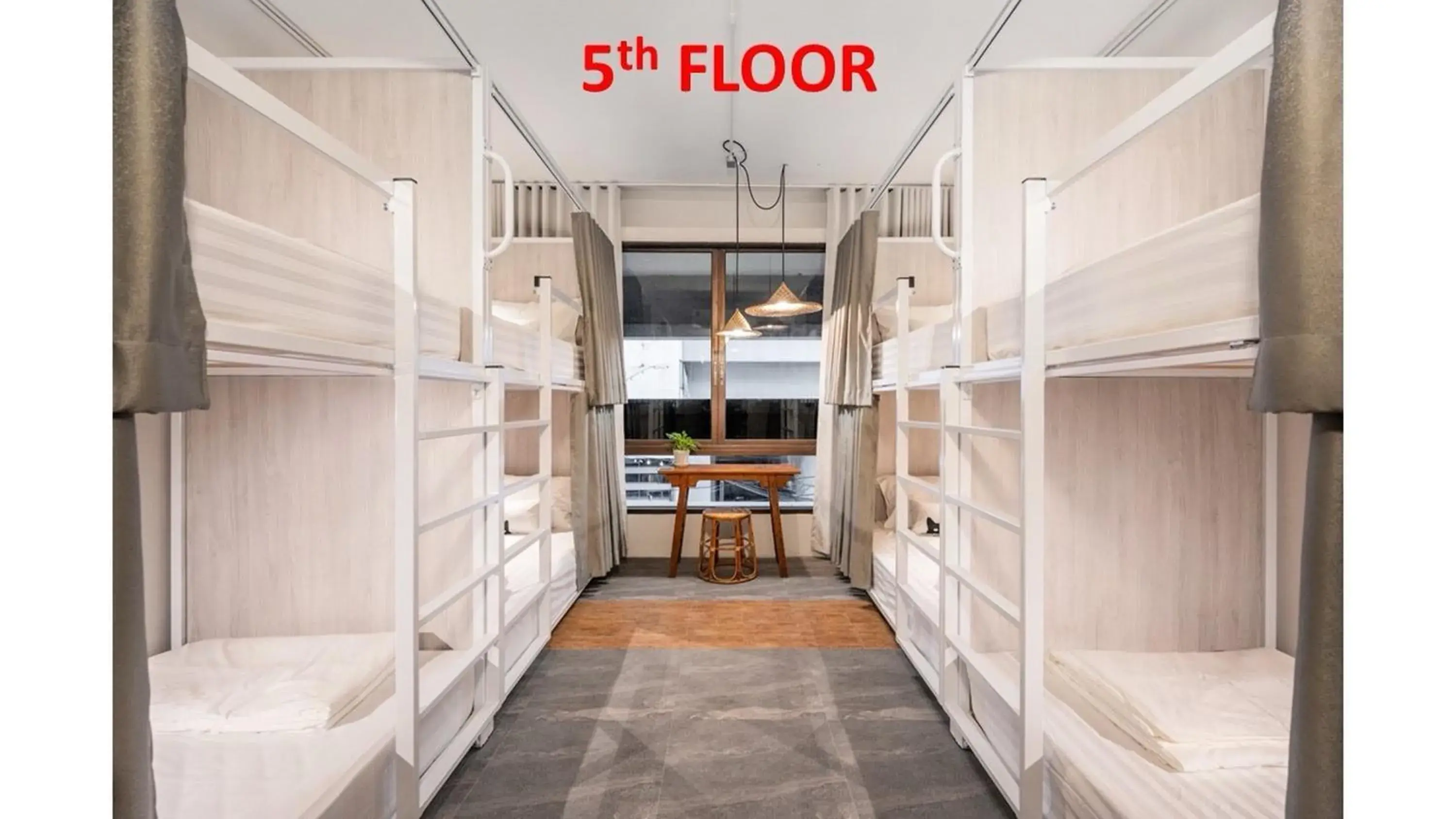 Bed in Unplugged at Bangrak Design Hostel Bed in Unplugged at Bangrak Design Hostel