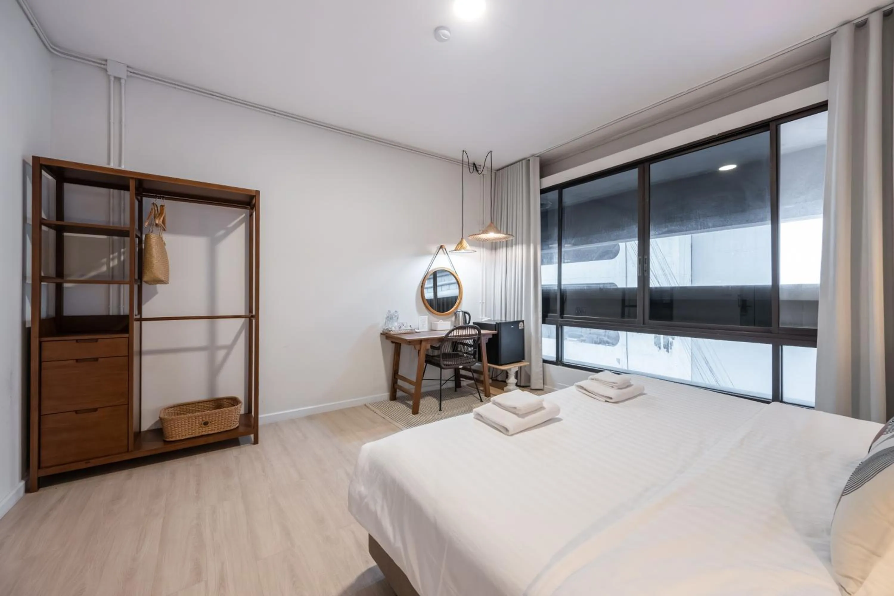 Bed in Unplugged at Bangrak Design Hostel