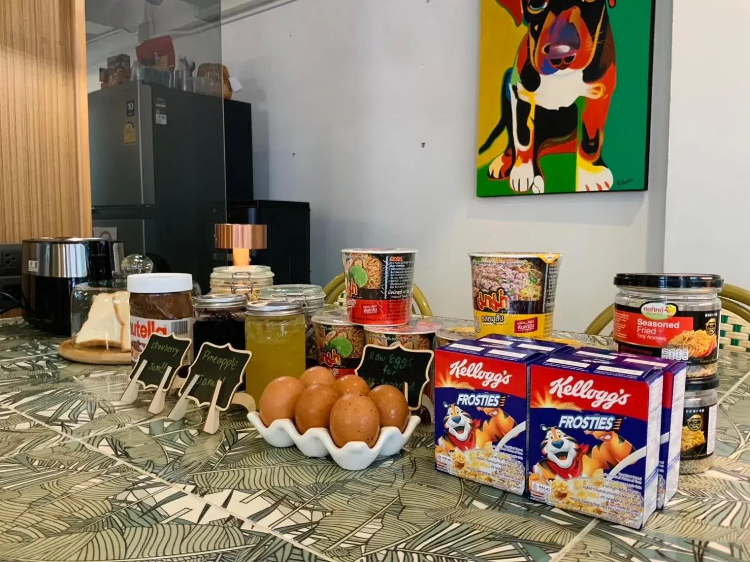 Breakfast in Unplugged at Bangrak Design Hostel Breakfast in Unplugged at Bangrak Design Hostel