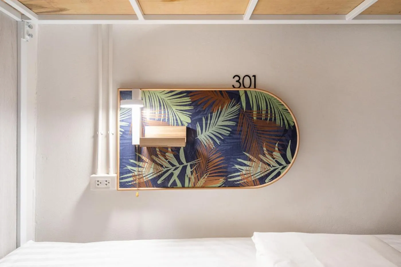 Decorative detail in Unplugged at Bangrak Design Hostel