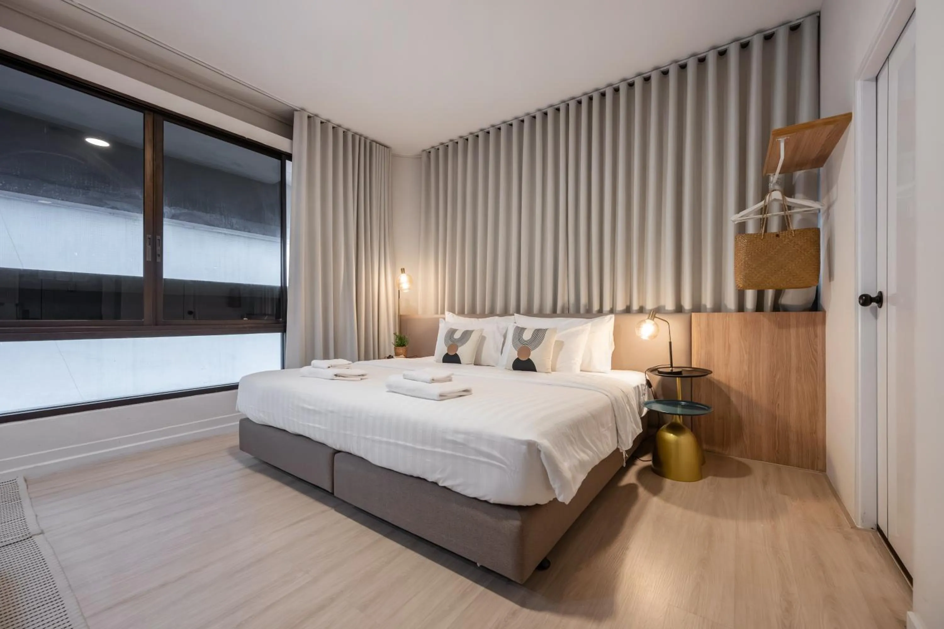 Bed in Unplugged at Bangrak Design Hostel