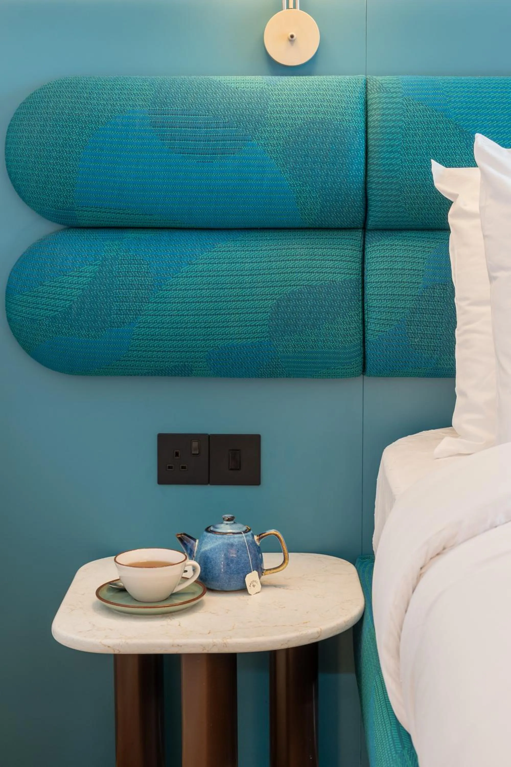 Decorative detail, Bed in The Social Hub Glasgow