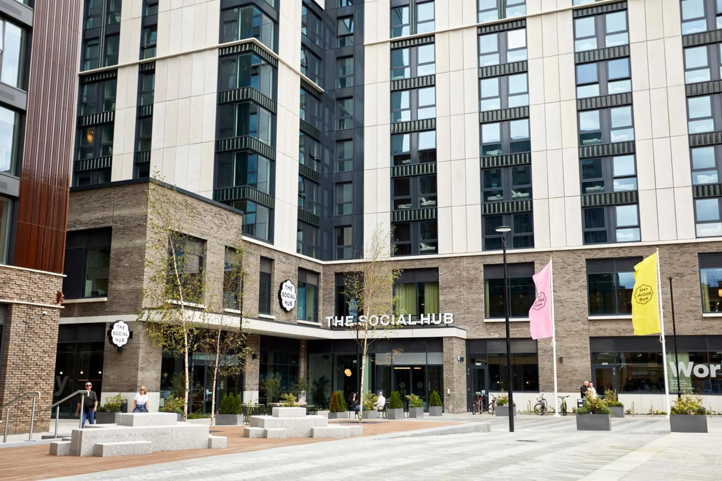 Property building in The Social Hub Glasgow Property building in The Social Hub Glasgow