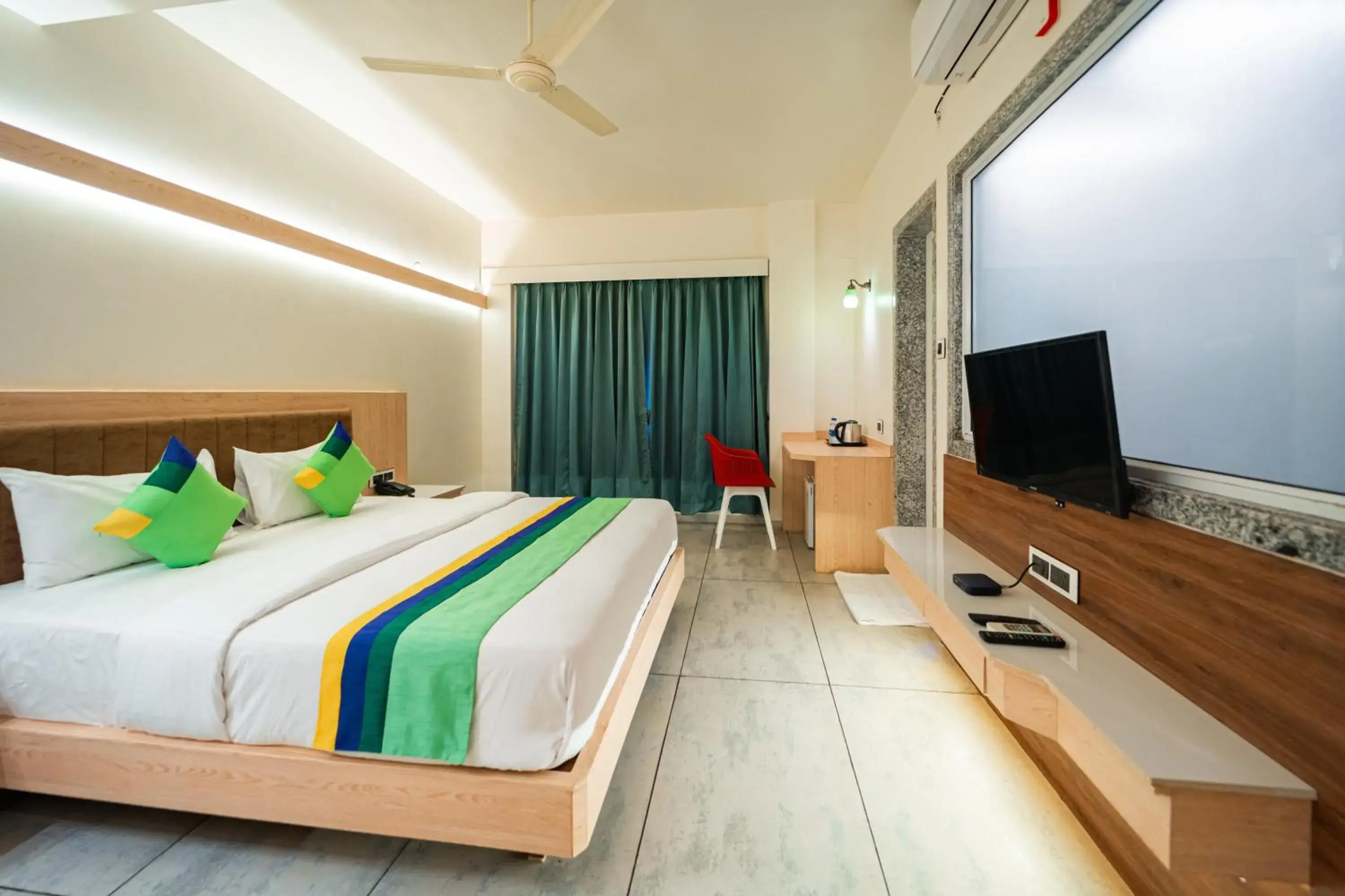 Bedroom, Bed in Treebo Sai Rekha Inn Bedroom, Bed in Treebo Sai Rekha Inn