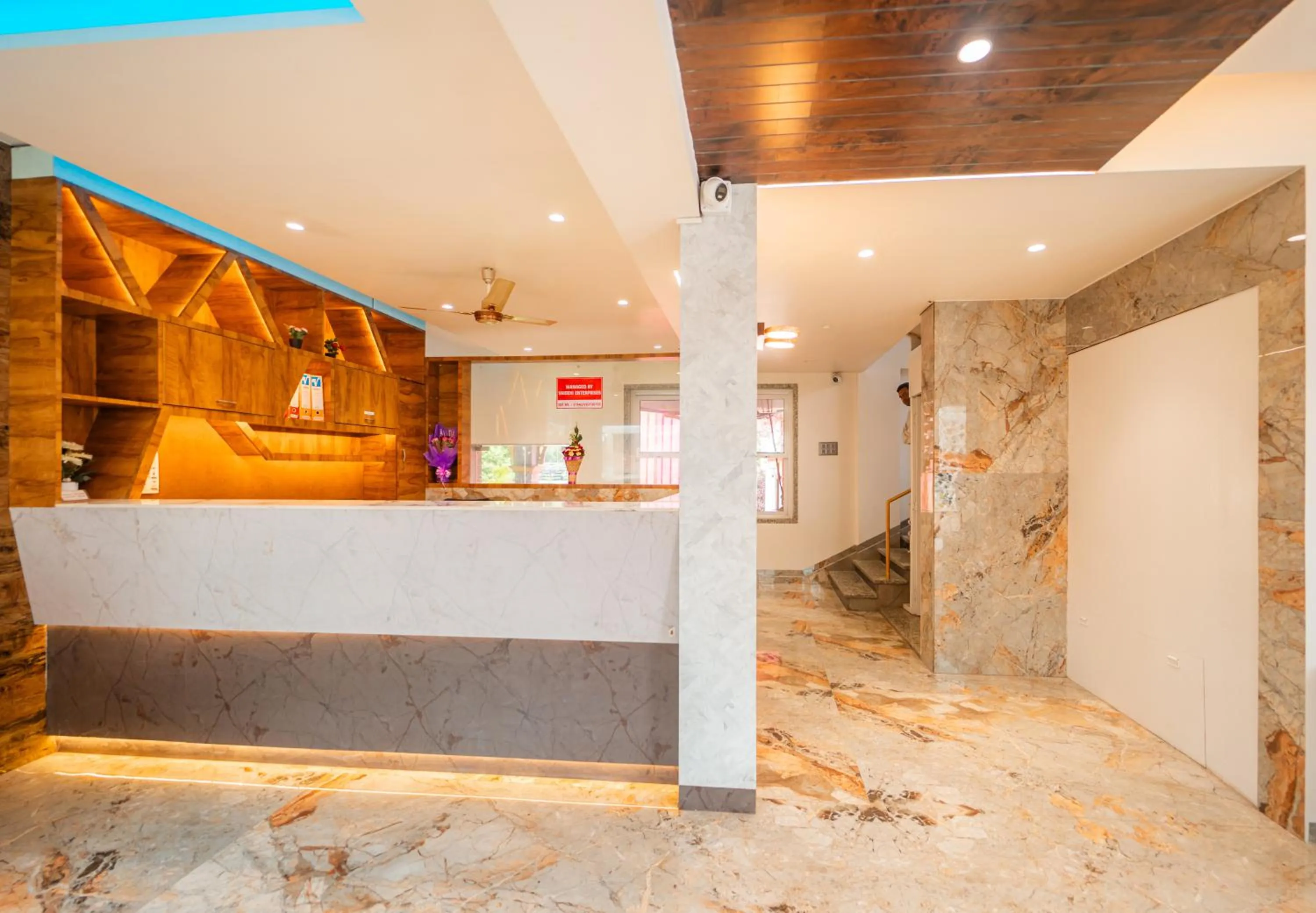 Lobby or reception in Treebo Sai Rekha Inn