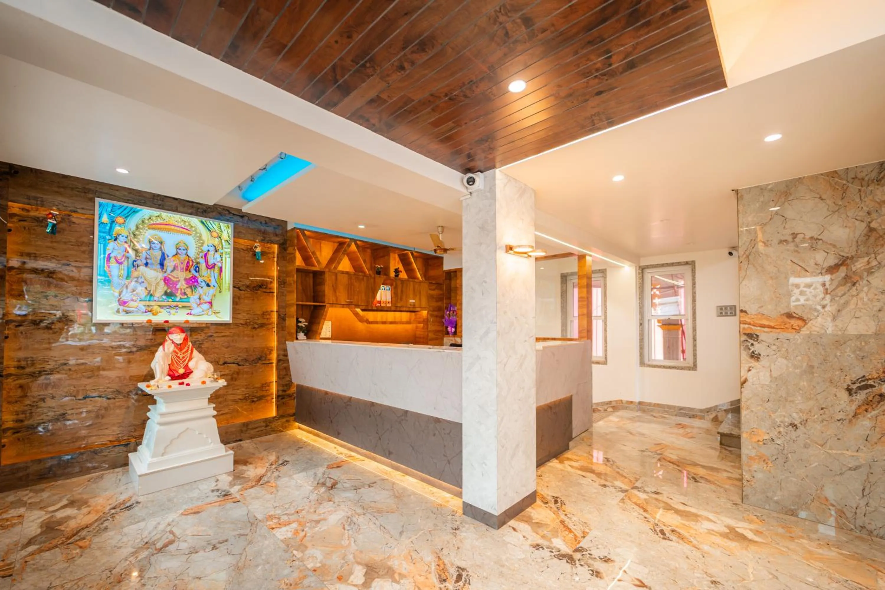 Lobby or reception in Treebo Sai Rekha Inn