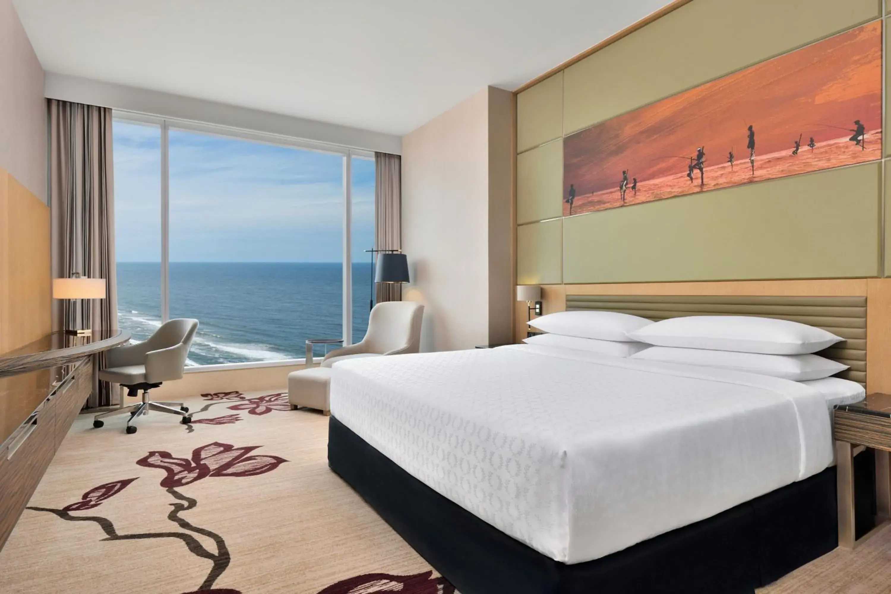 Deluxe King Room with Ocean View with 15% spa discount per room + 15% F&B discount per room + Early check in and Late Checkout subject to availability in Sheraton Colombo Hotel Deluxe King Room with Ocean View with 15% spa discount per room + 15% F&B discount per room + Early check in and Late Checkout subject to availability in Sheraton Colombo Hotel