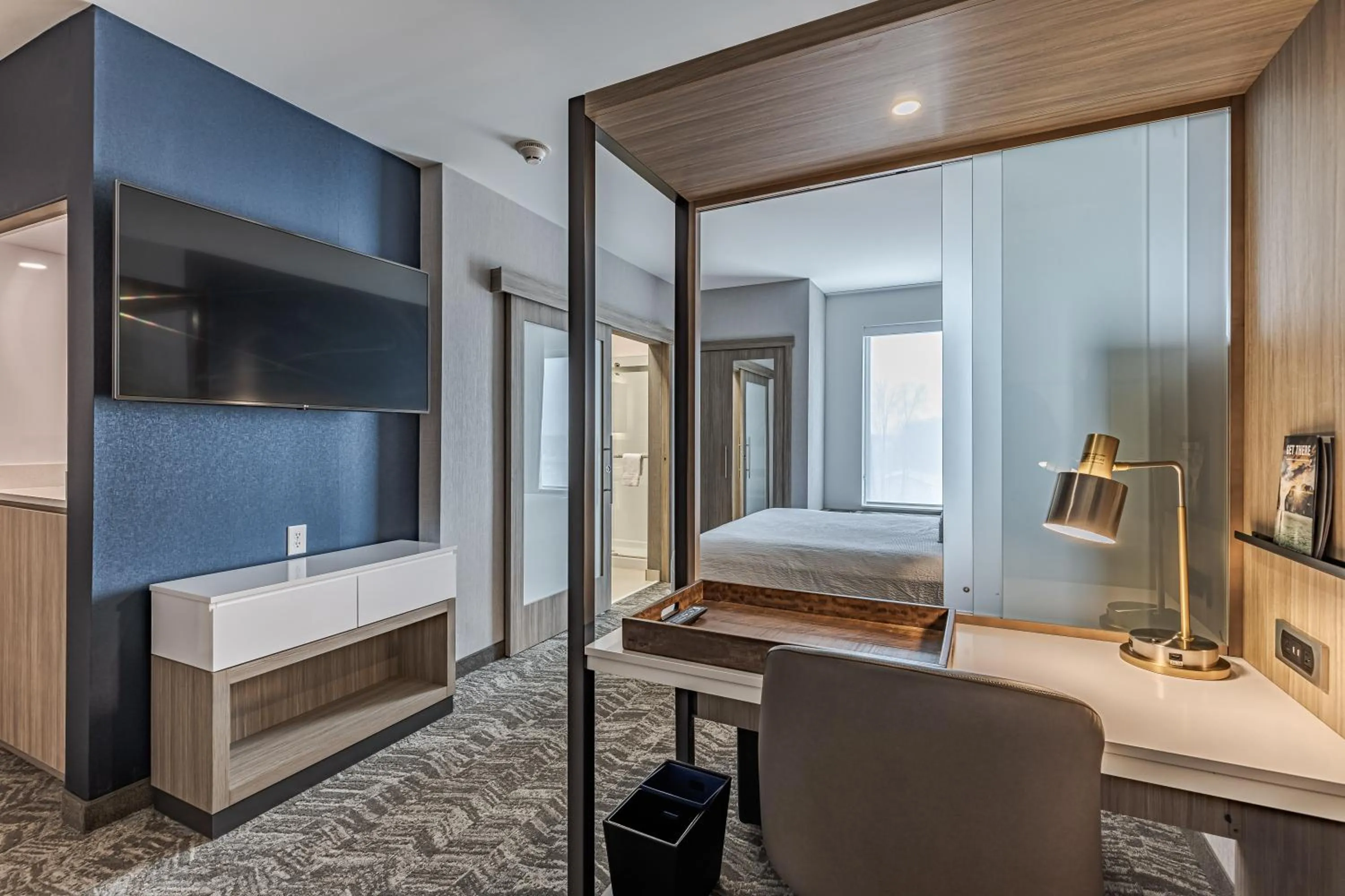 Bedroom, Bed in SpringHill Suites by Marriott Fort Wayne Southwest