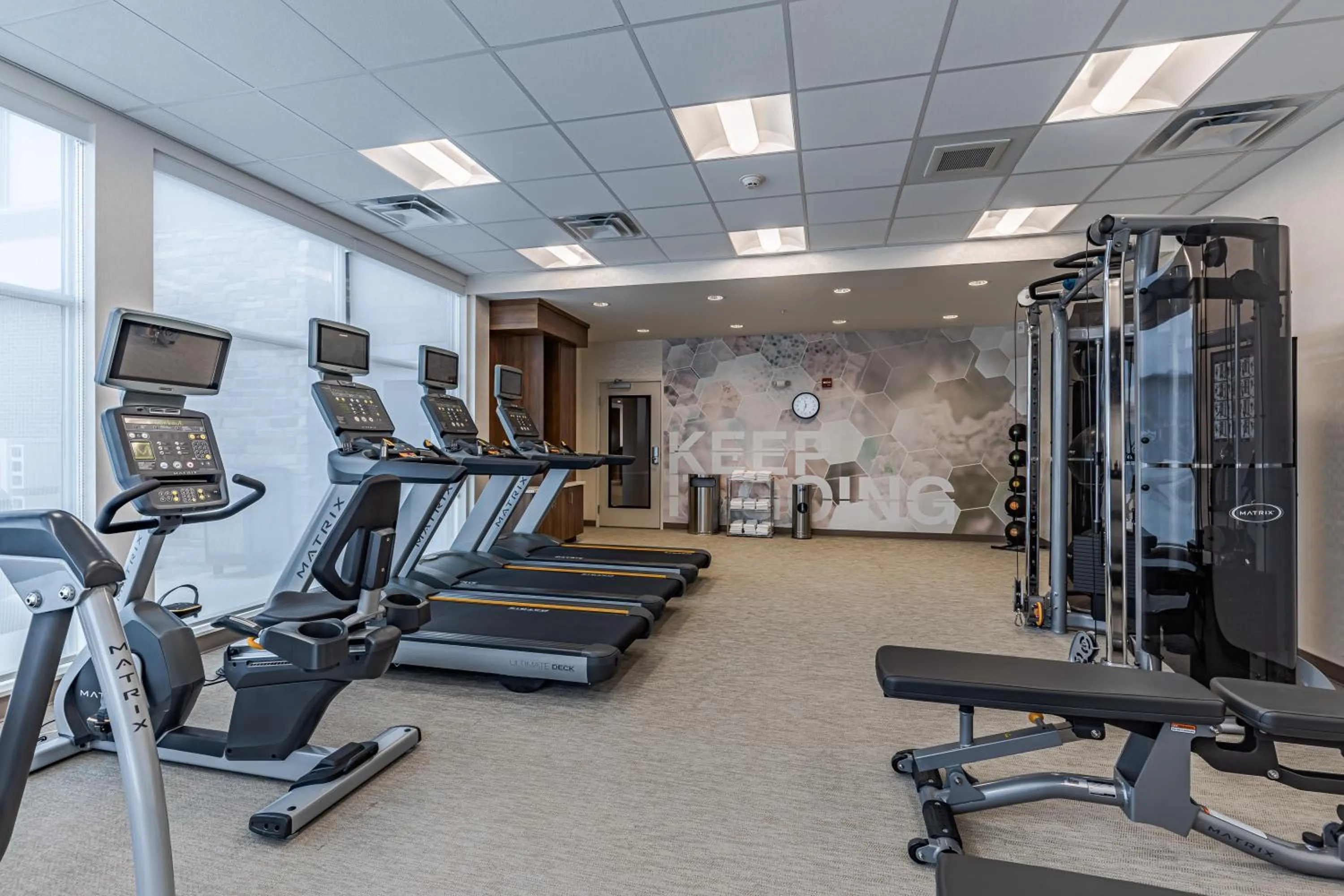 Fitness centre/facilities in SpringHill Suites by Marriott Fort Wayne Southwest