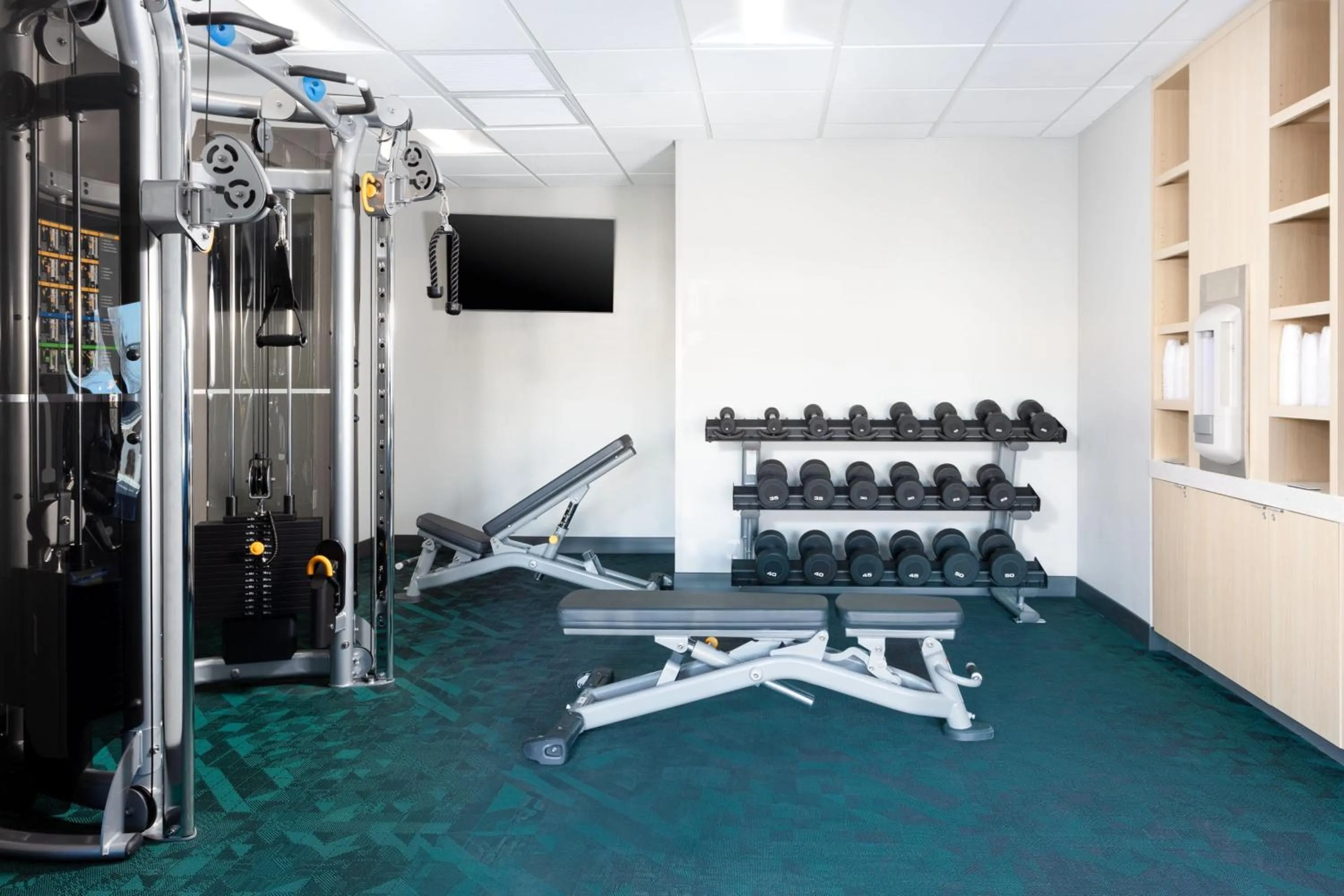Fitness centre/facilities in TownePlace Suites by Marriott Pleasanton
