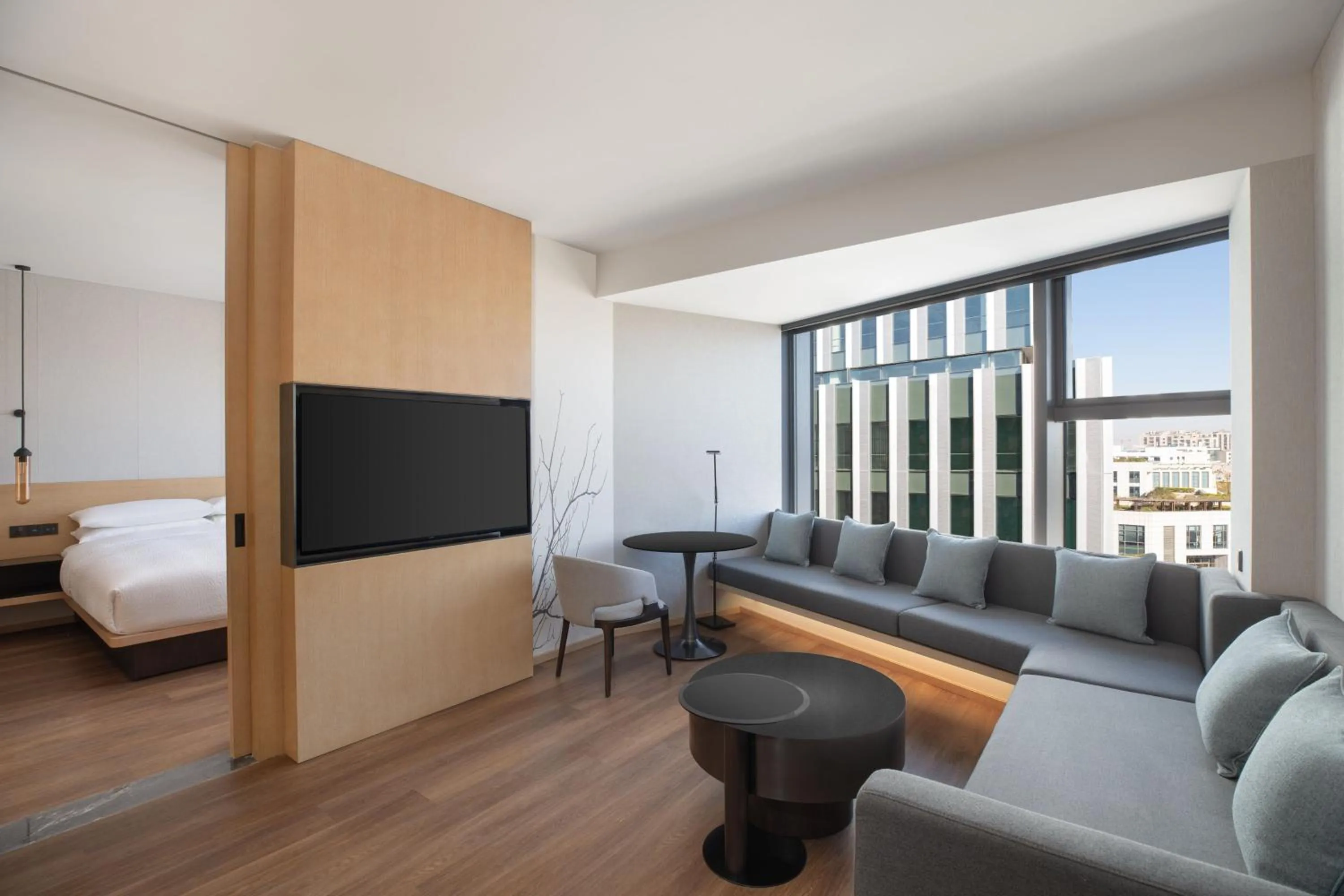 Photo of the whole room, Bed in Fairfield by Marriott Shanghai Lingang Special Area