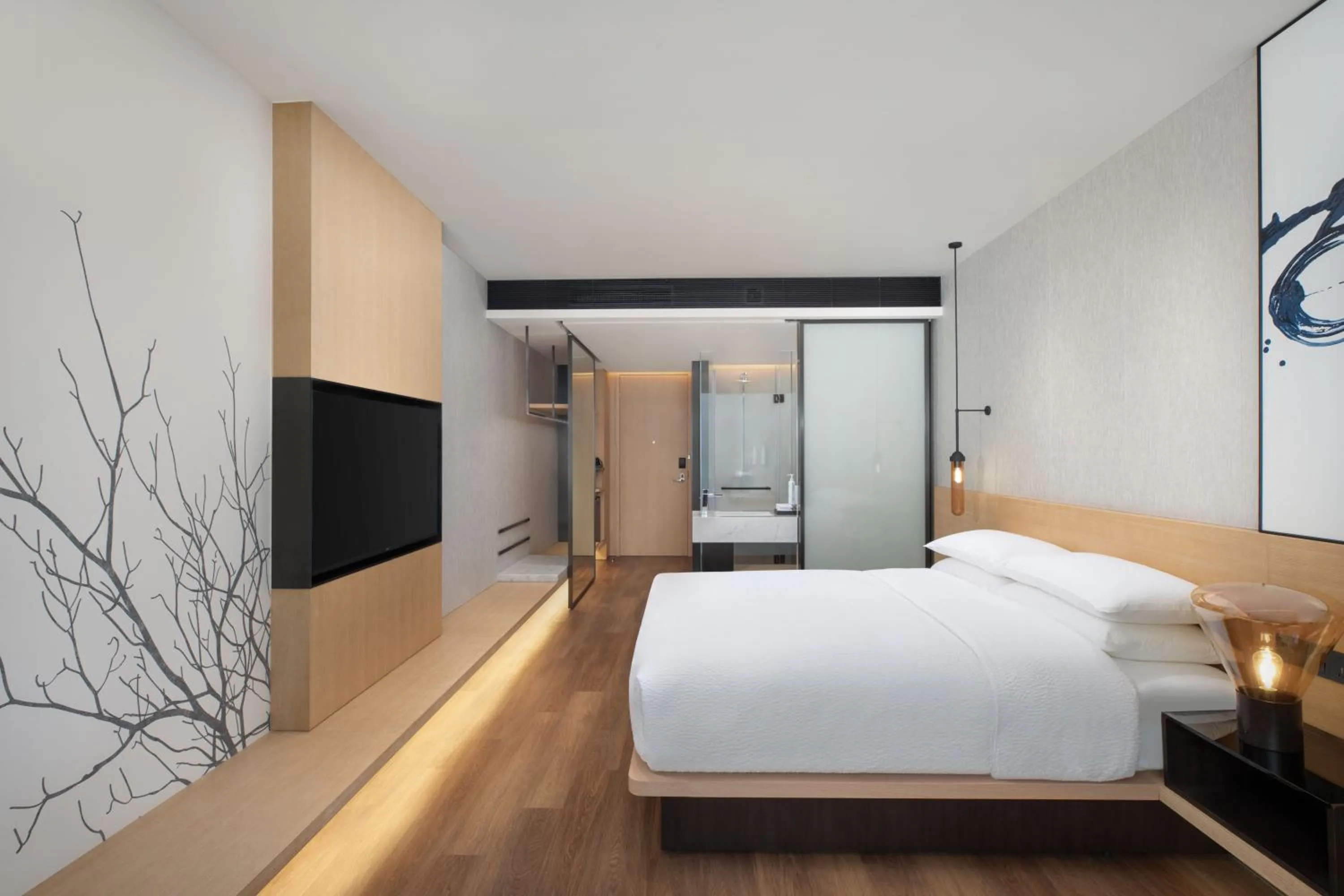 Photo of the whole room, Bed in Fairfield by Marriott Shanghai Lingang Special Area