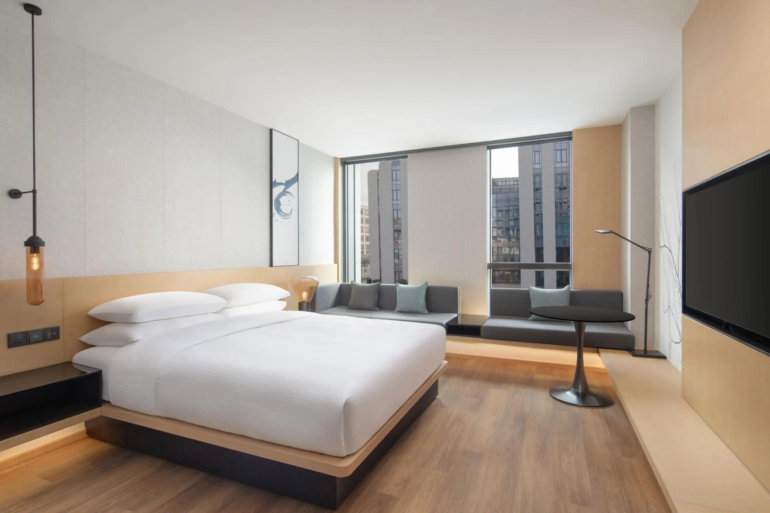 Photo of the whole room, Bed in Fairfield by Marriott Shanghai Lingang Special Area