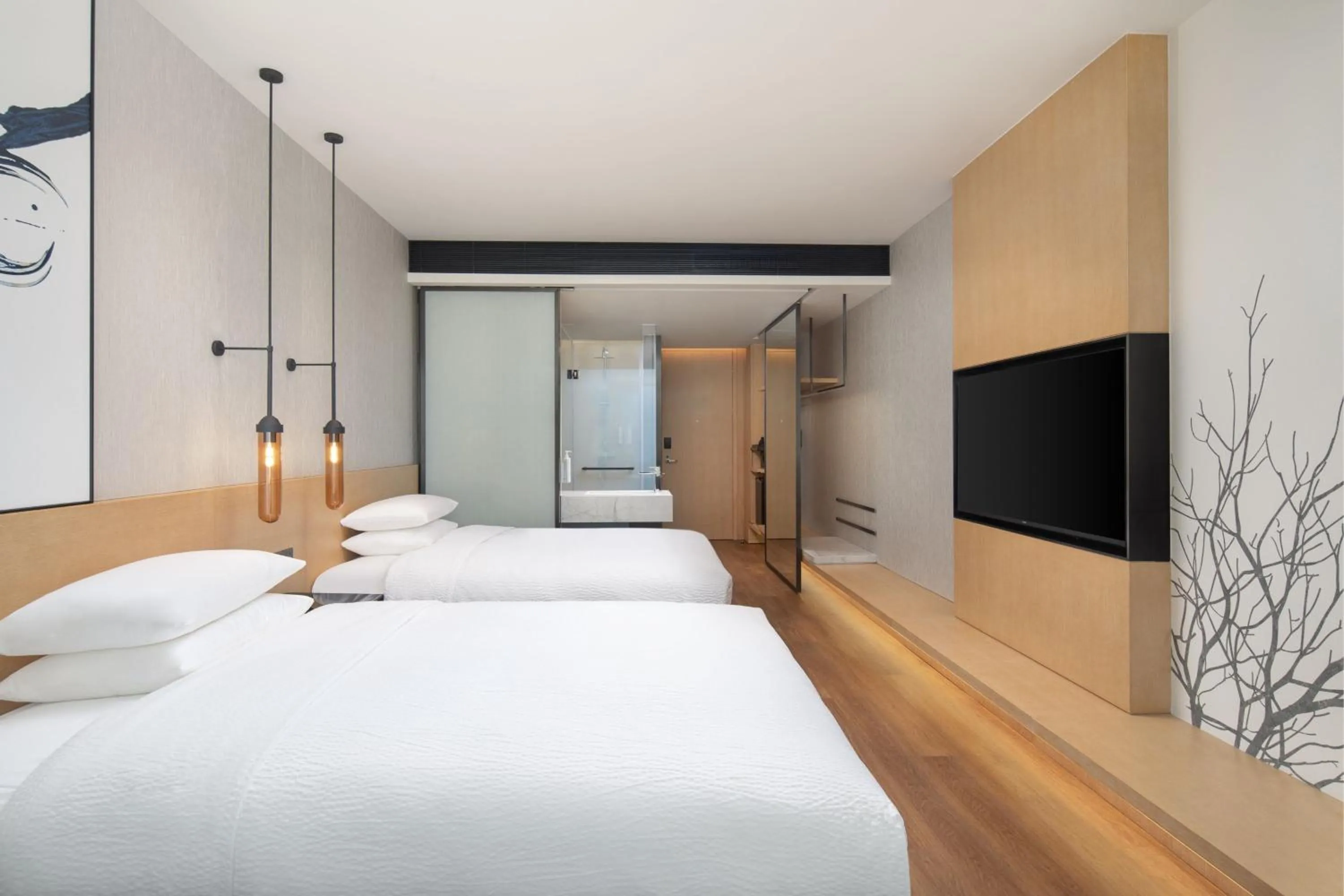 Photo of the whole room, Bed in Fairfield by Marriott Shanghai Lingang Special Area