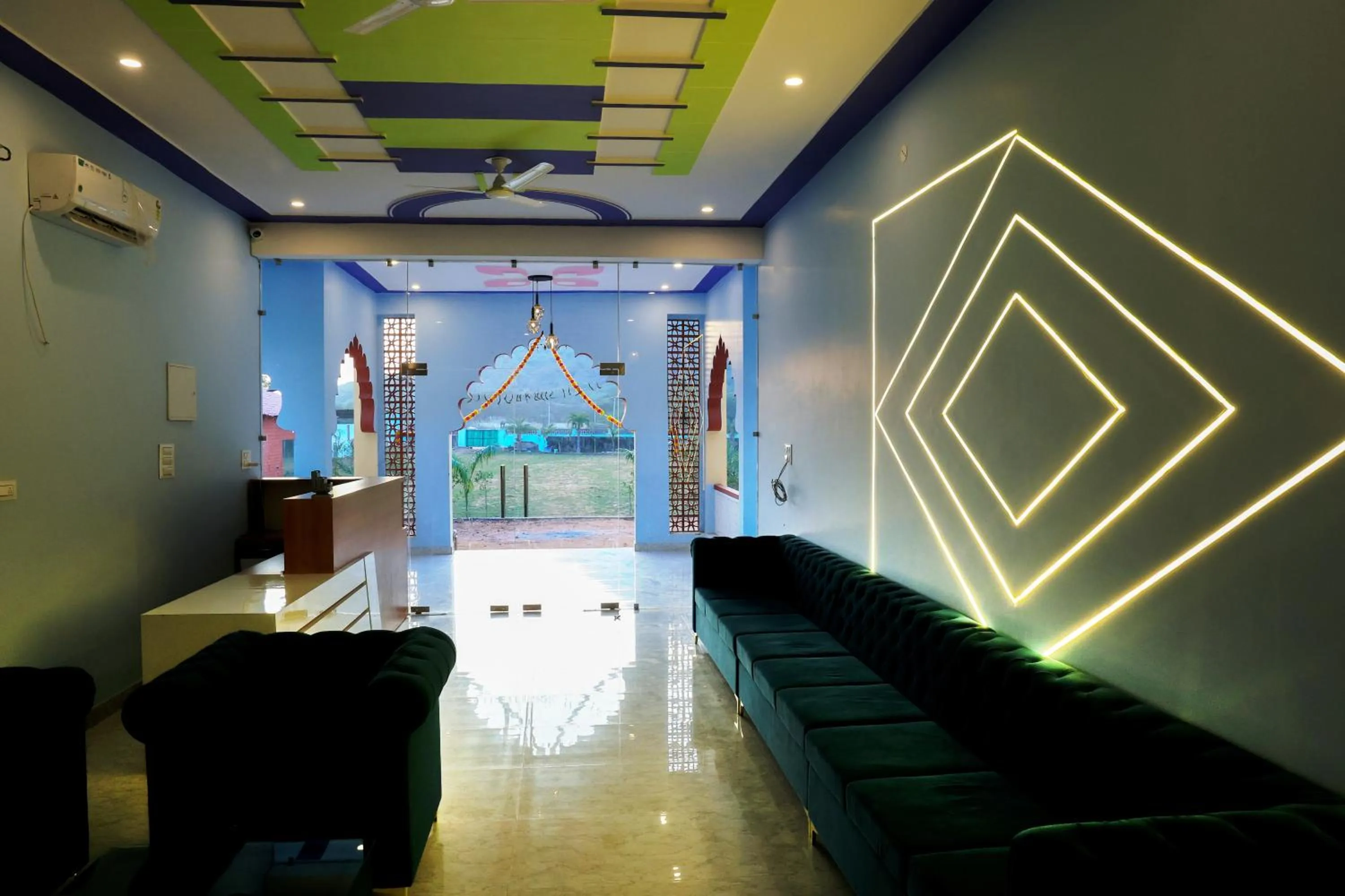 Lobby or reception in Savitri Valley Resort A Luxury Resort