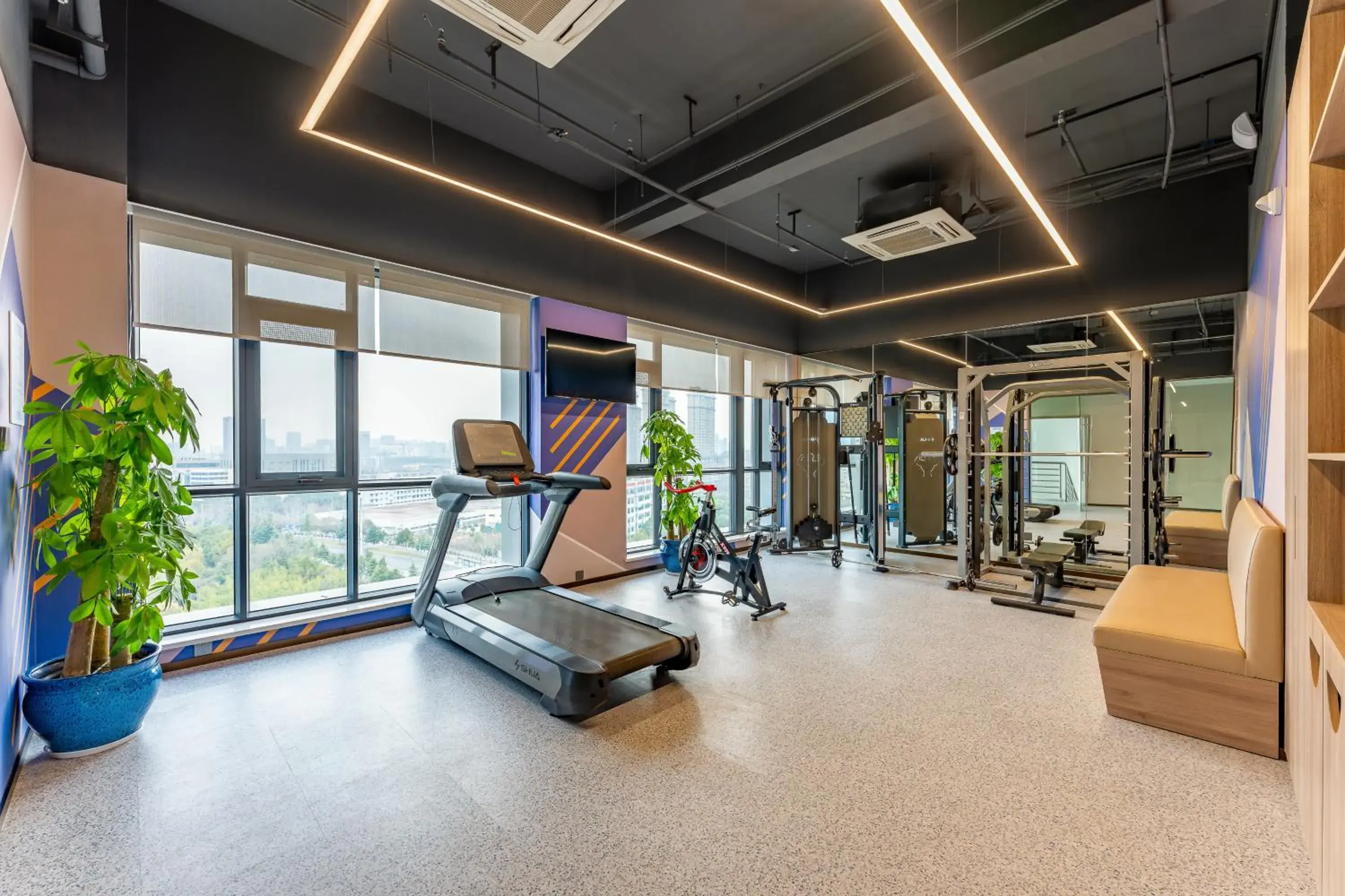 Fitness centre/facilities in Holiday Inn Express Hefei FTZ by IHG Fitness centre/facilities in Holiday Inn Express Hefei FTZ by IHG