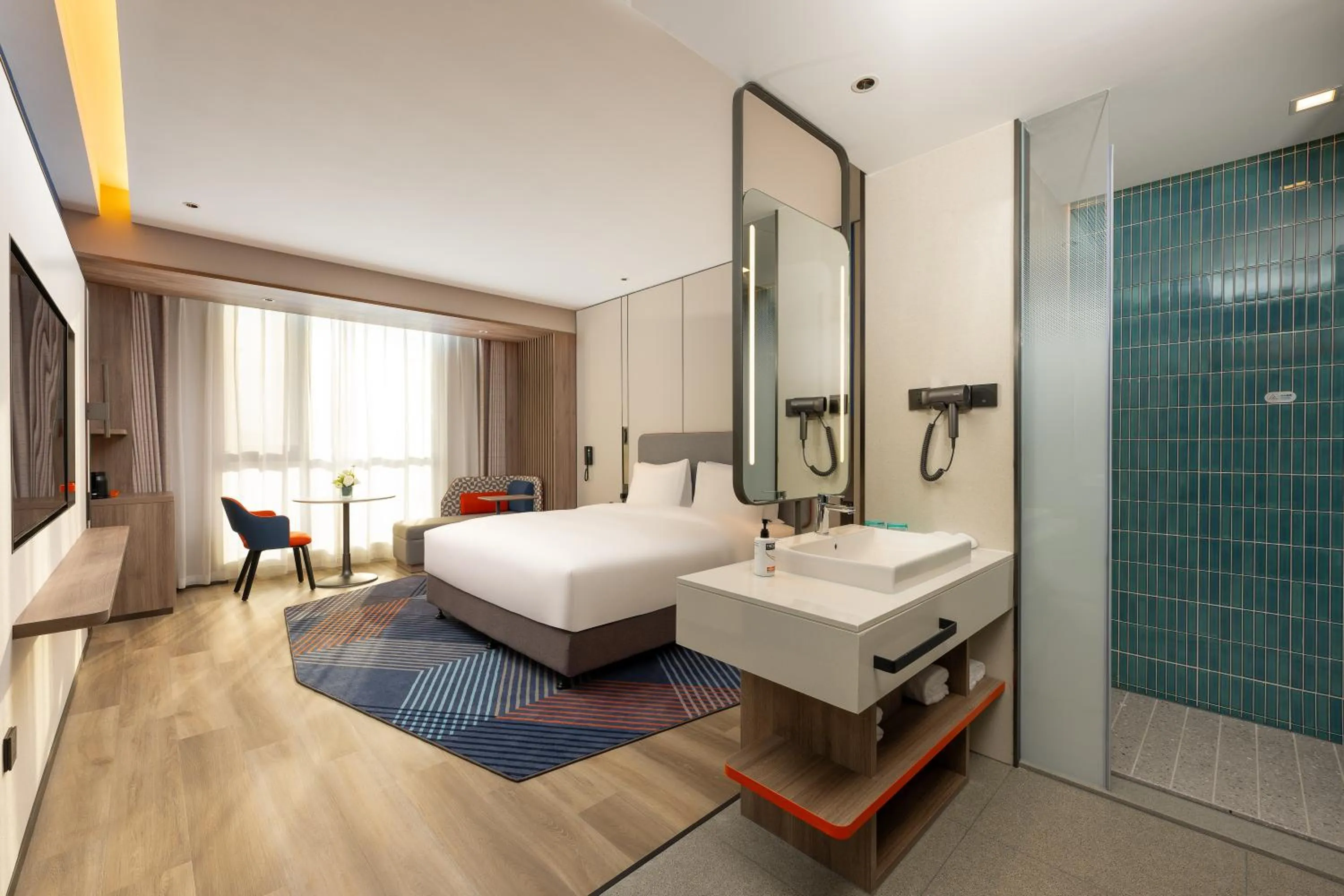 Bed in Holiday Inn Express Hefei FTZ by IHG