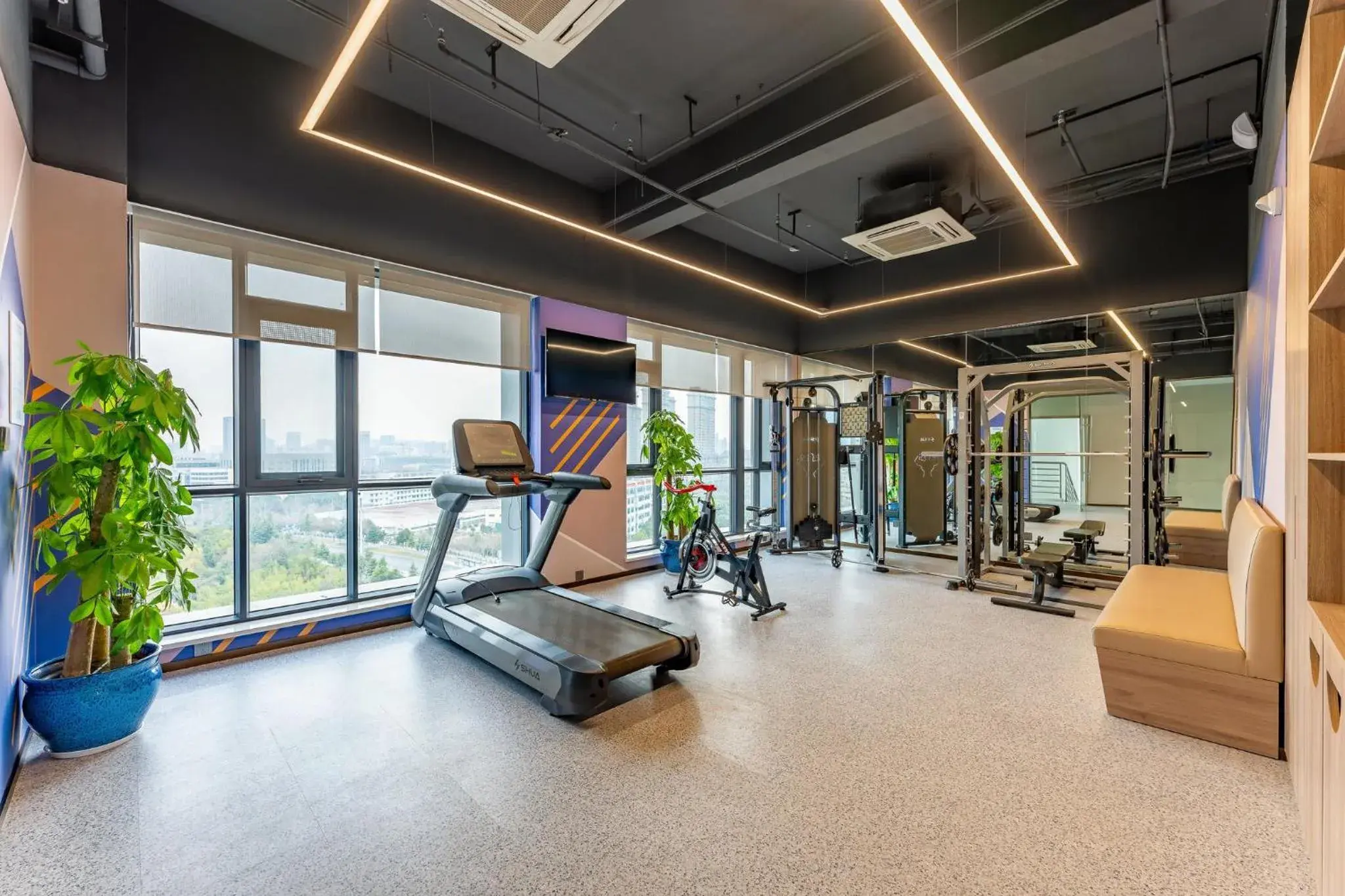 Fitness centre/facilities in Holiday Inn Express Hefei FTZ by IHG Fitness centre/facilities in Holiday Inn Express Hefei FTZ by IHG