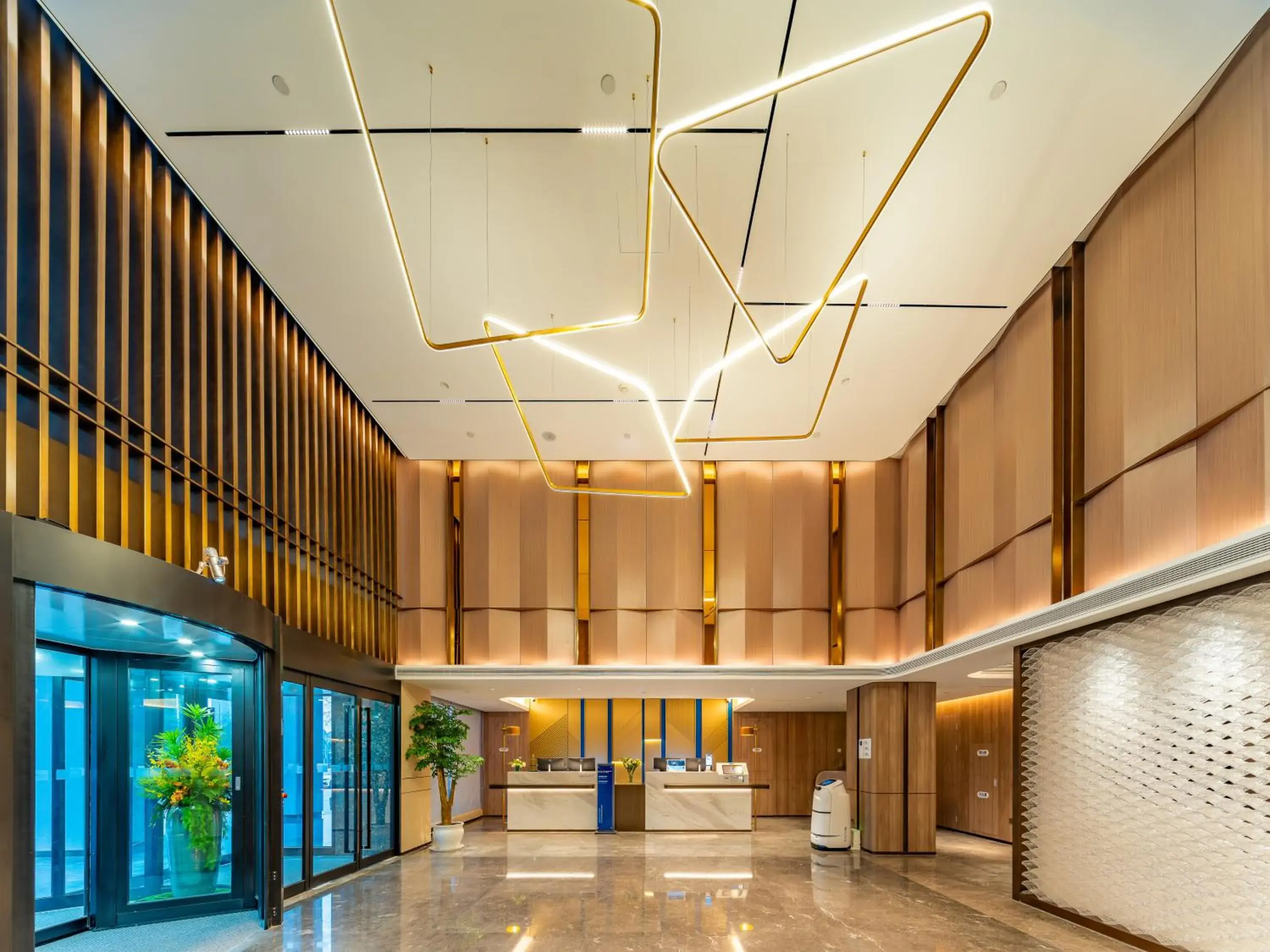 Lobby or reception in Holiday Inn Express Hefei FTZ by IHG Lobby or reception in Holiday Inn Express Hefei FTZ by IHG