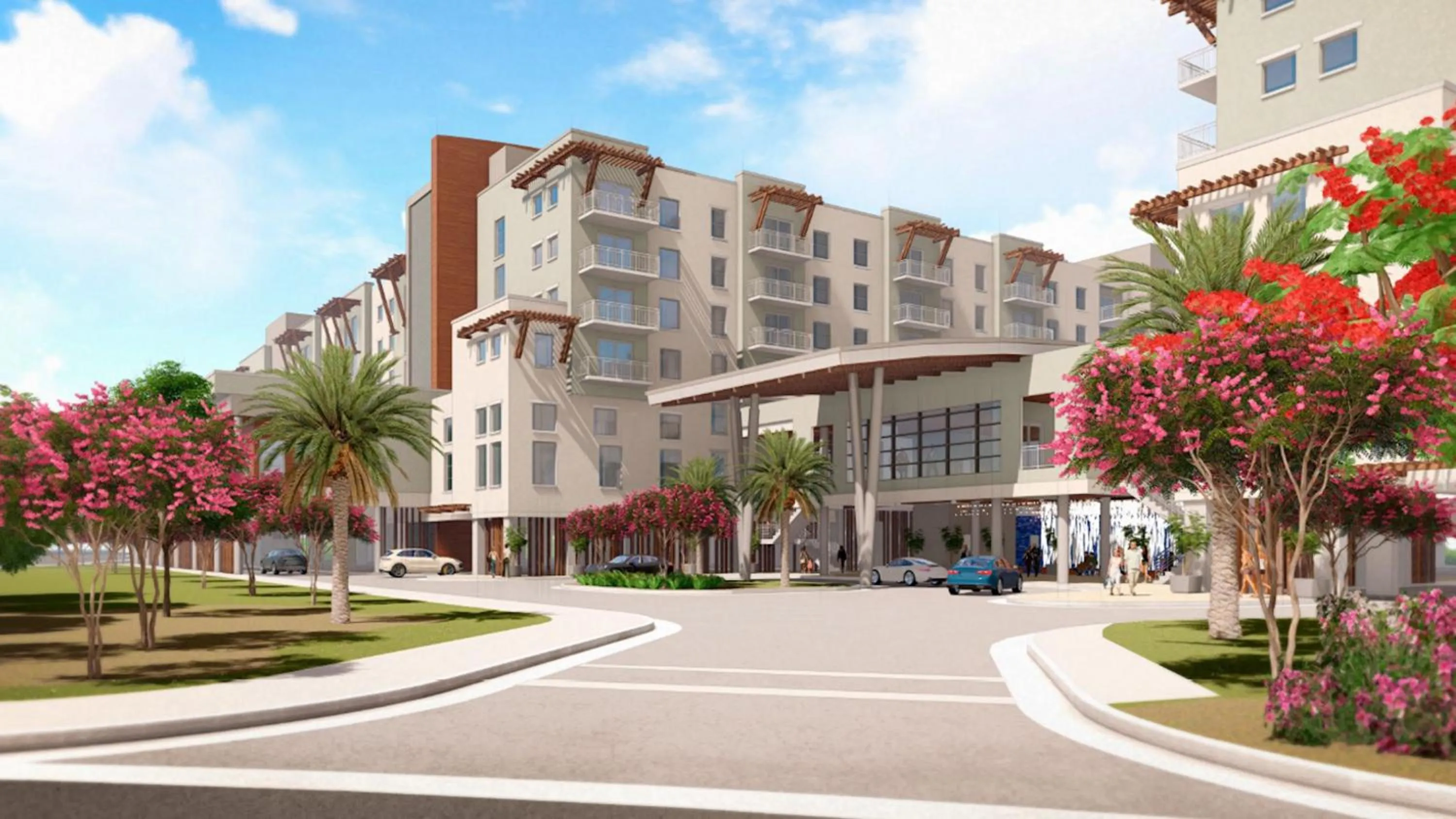 Property building in Holiday Inn Club Vacations Myrtle Beach Oceanfront