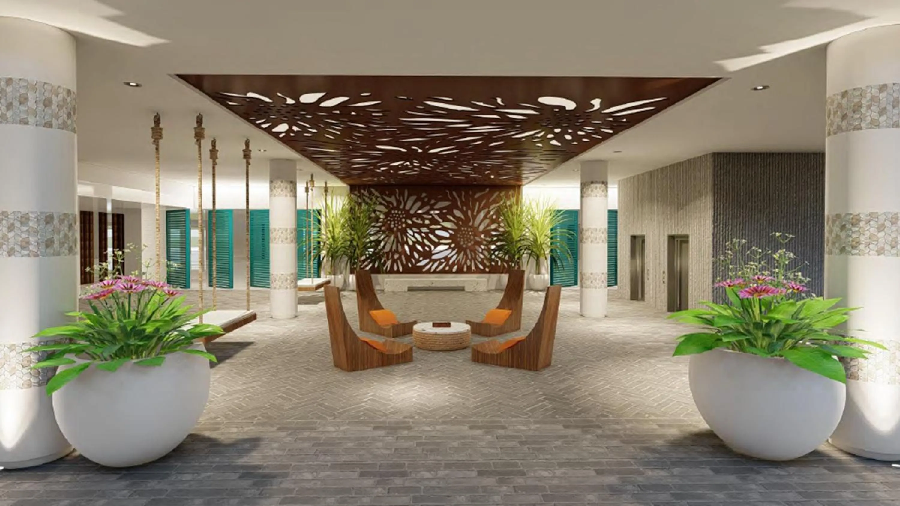 Lobby or reception in Holiday Inn Club Vacations Myrtle Beach Oceanfront